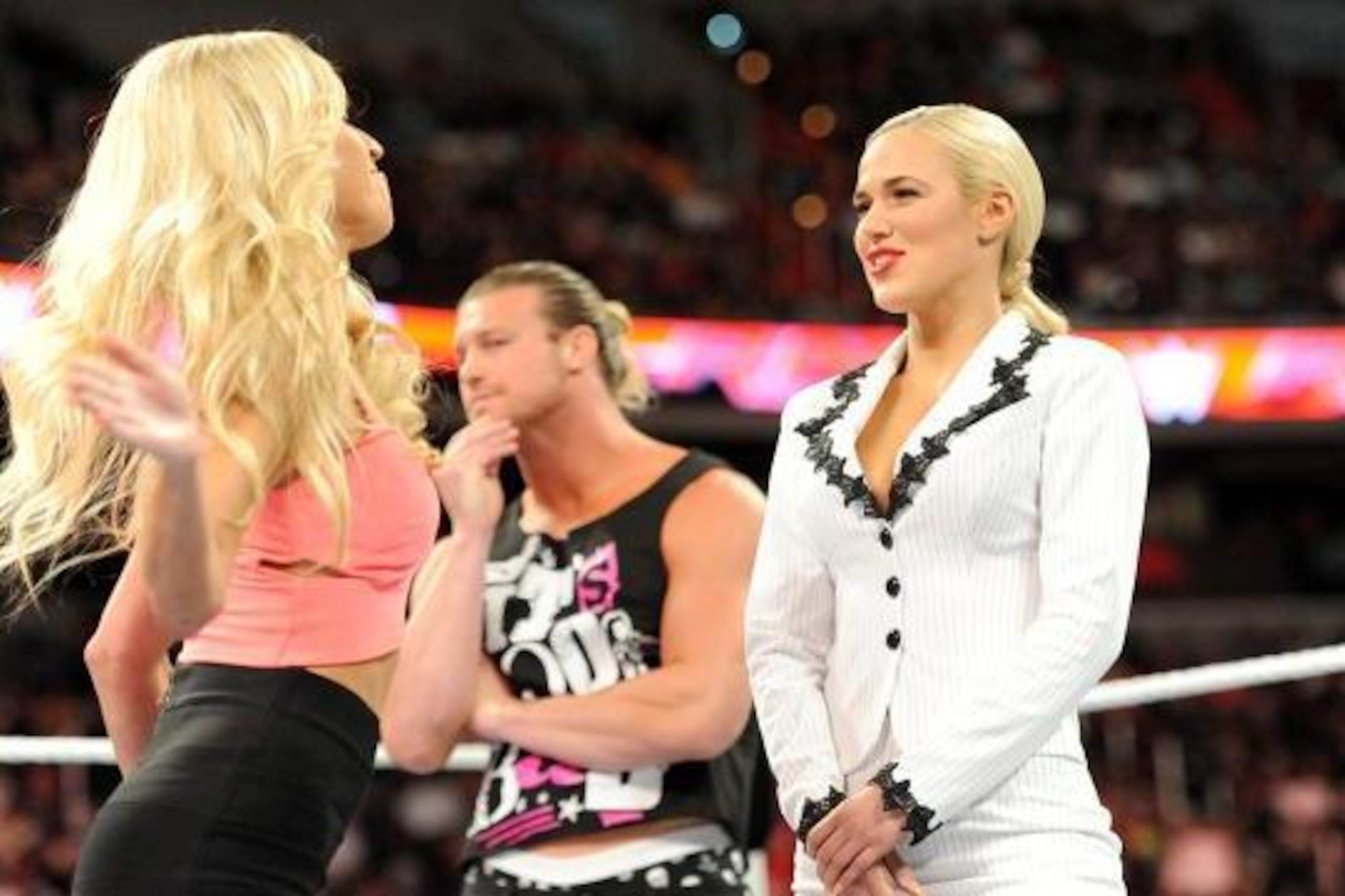 Summer Rae slaps Lana.