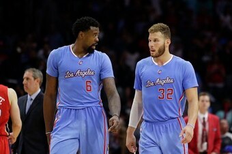 Jordan and Blake Griffin had to play big minutes this year, due to the Clippers' poor interior depth.