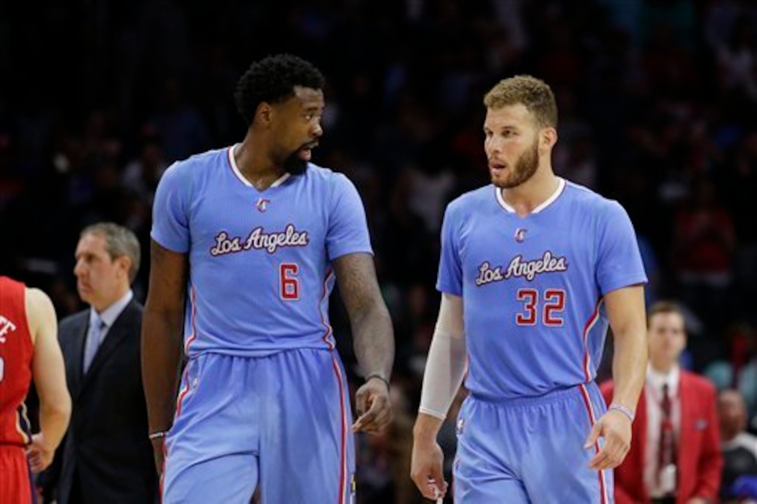 Jordan and Blake Griffin had to play big minutes this year, due to the Clippers' poor interior depth.