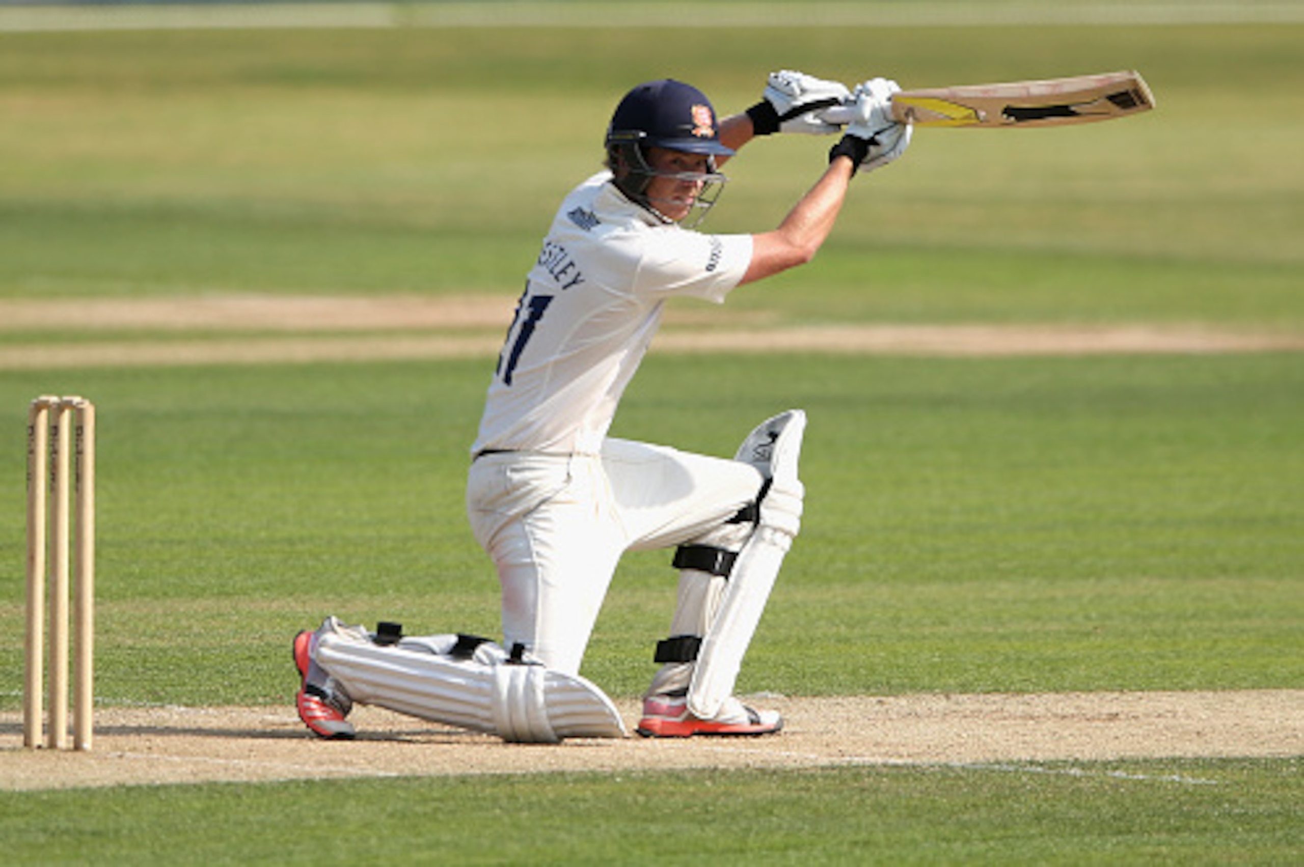 CHELMSFORD, ENGLAND - JULY 02: Tom Westley of Essex steers the ball for four runs during day two of the tour match between Essex and Australia at The Ford County Ground on July 2, 2015 in Chelmsford, England. (Photo by David Rogers/Getty Images) CHELMSFORD, ENGLAND - JULY 02: Tom Westley of Essex steers the ball for four runs during day two of the tour match between Essex and Australia at The Ford County Ground on July 2, 2015 in Chelmsford, England. (Photo by David Rogers/Getty Images)