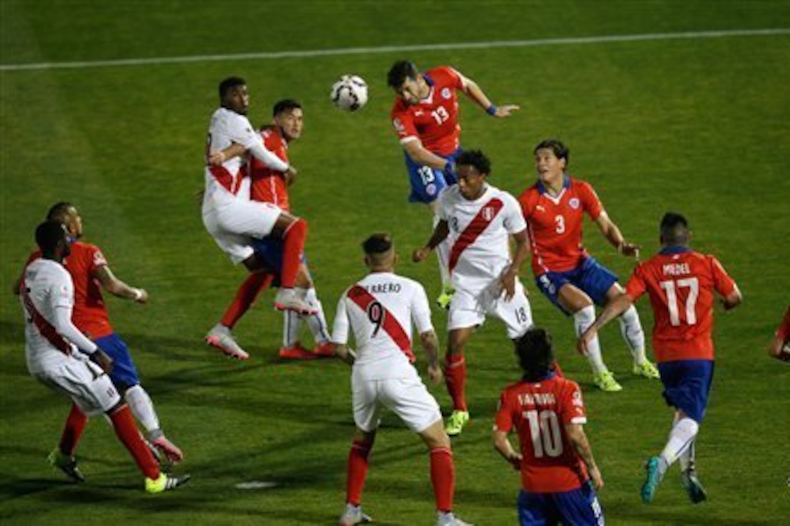 Expect another determined showing off the ball from Chile.