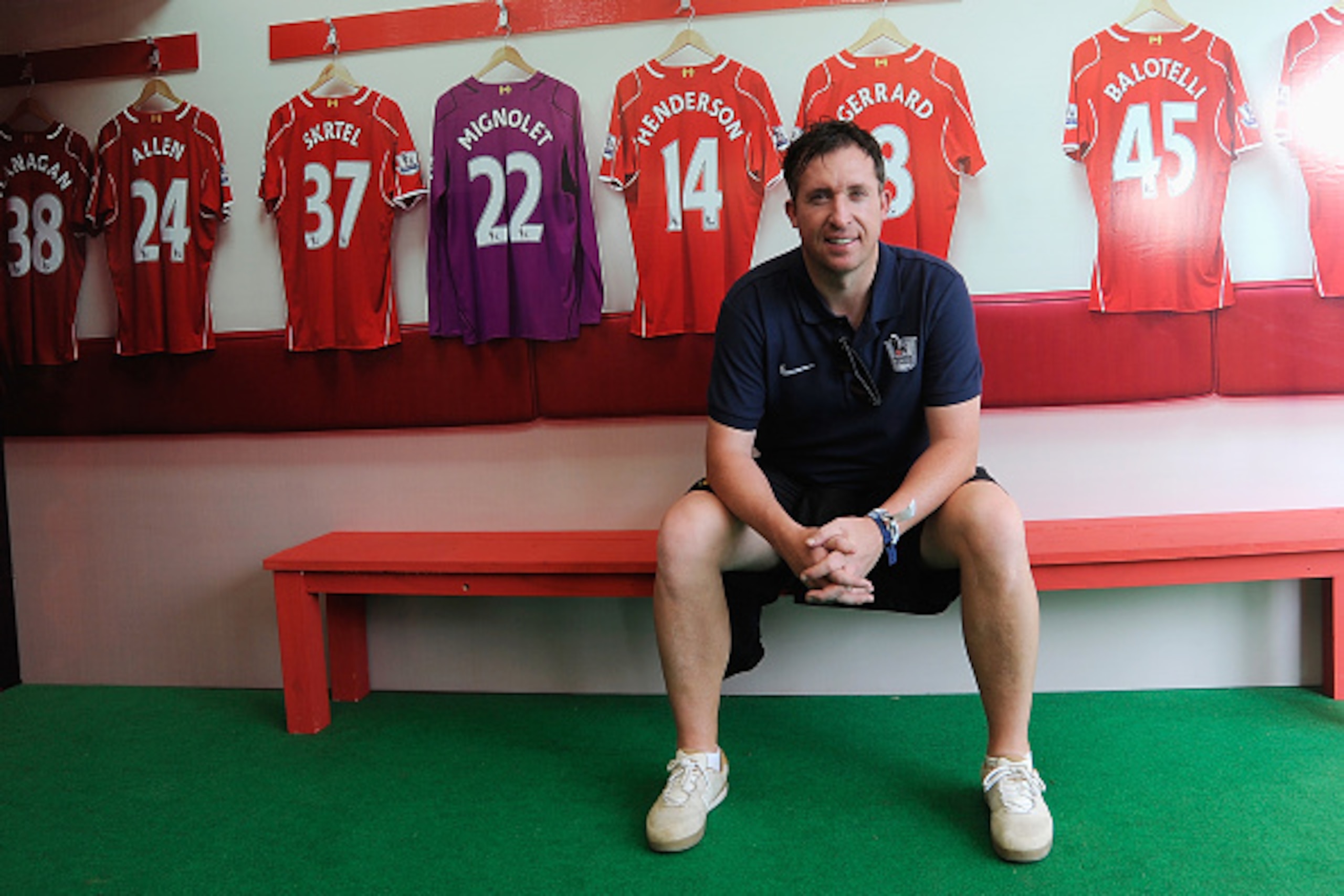 MUMBAI, INDIA - DECEMBER 12: Robbie Fowler poses for a photograph inside the Liverpool FC tent during the Barclays Premier League 'Live' event on December 12, 2014 in Mumbai, India. (Photo by Pal Pillai/Getty Images for Premier League) MUMBAI, INDIA - DECEMBER 12: Robbie Fowler poses for a photograph inside the Liverpool FC tent during the Barclays Premier League 'Live' event on December 12, 2014 in Mumbai, India. (Photo by Pal Pillai/Getty Images for Premier League)