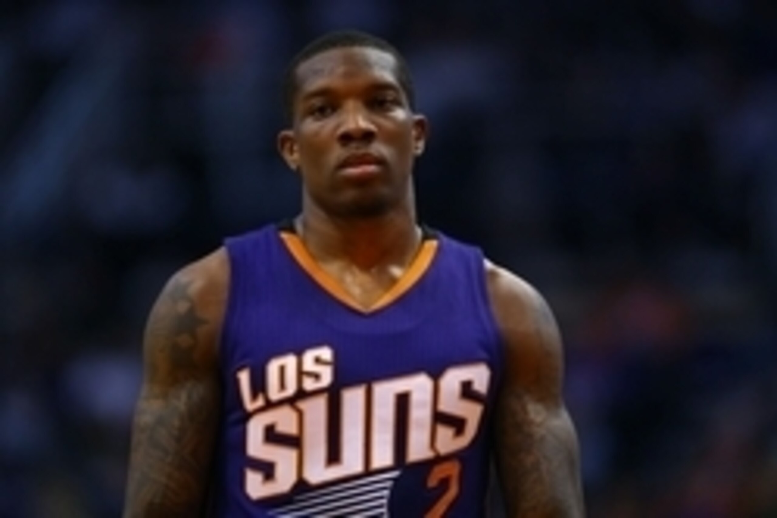 Mar 9, 2015; Phoenix, AZ, USA; Phoenix Suns guard Eric Bledsoe against the Golden State Warriors at US Airways Center. Mandatory Credit: Mark J. Rebilas-USA TODAY Sports
