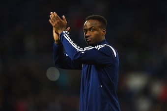WEST BROMWICH, ENGLAND - MAY 18:  Saido Berahino of West Bromwich Albion applauds the crowd after the Barclays Premier League match between West Bromwich Albion and Chelsea at The Hawthorns on May 18, 2015 in West Bromwich, England.  (Photo by Shaun Botte