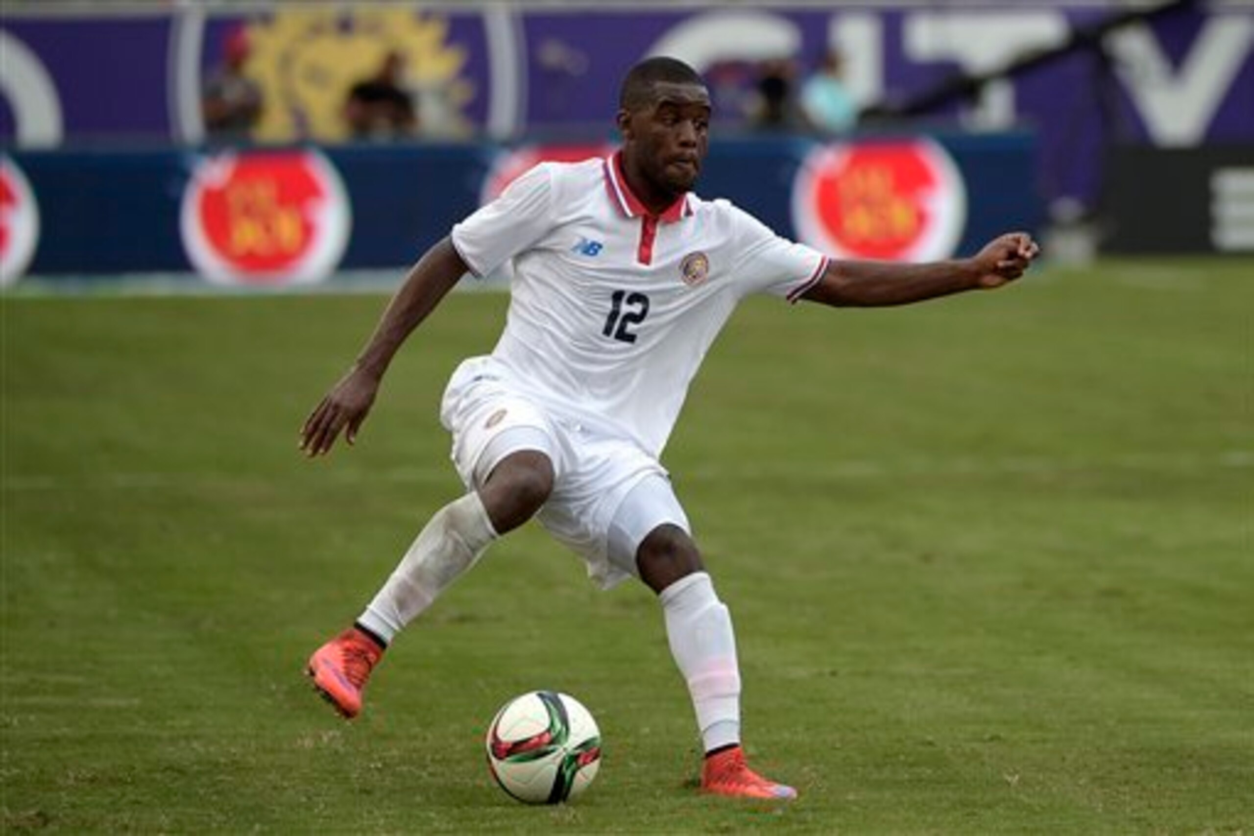 Joel Campbell's pace can cause problems to Canada's defence. Joel Campbell's pace can cause problems to Canada's defence.