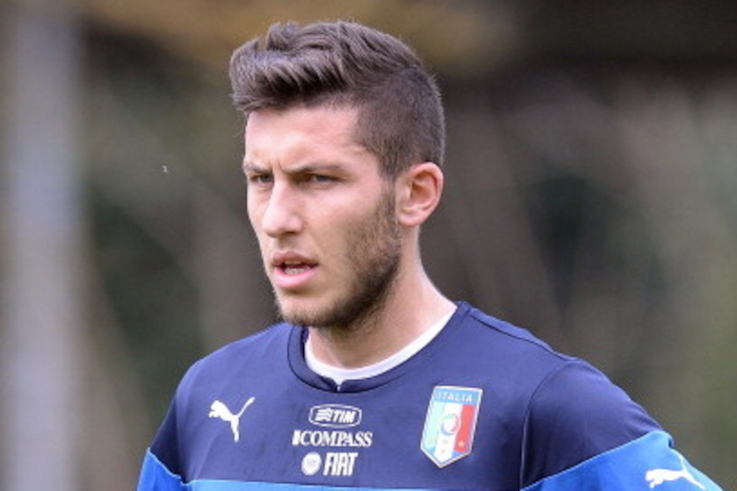 ROME, ITALY - MARCH 11:  Luca Marrone of Italy looks on during Italy Training Camp - Day 2 at Acqua Acetosa on March 11, 2014 in Rome, Italy.  (Photo by Claudio Villa/Getty Images)
