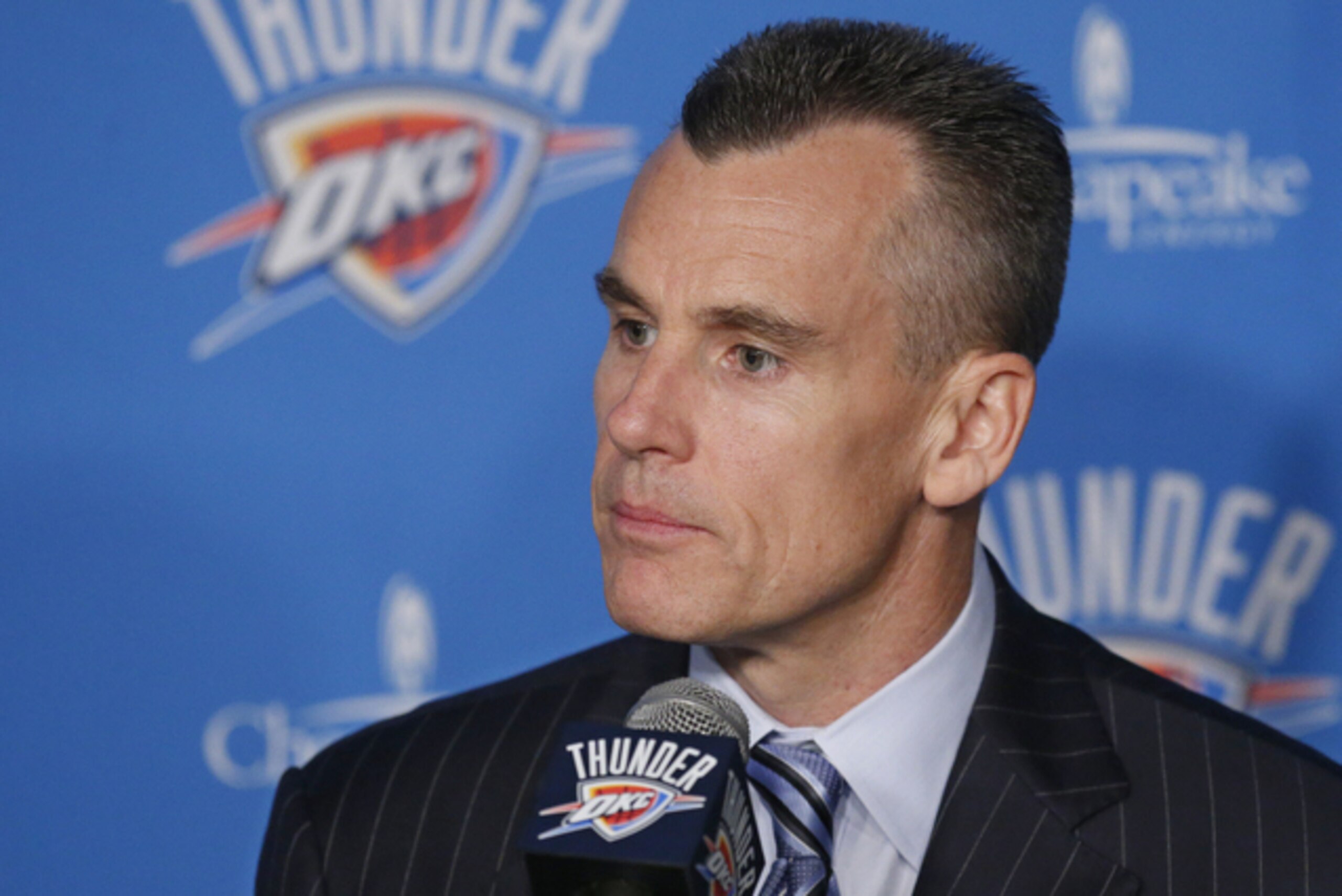 Billy Donovan became coach of the NBA's Oklahoma City Thunder this year.