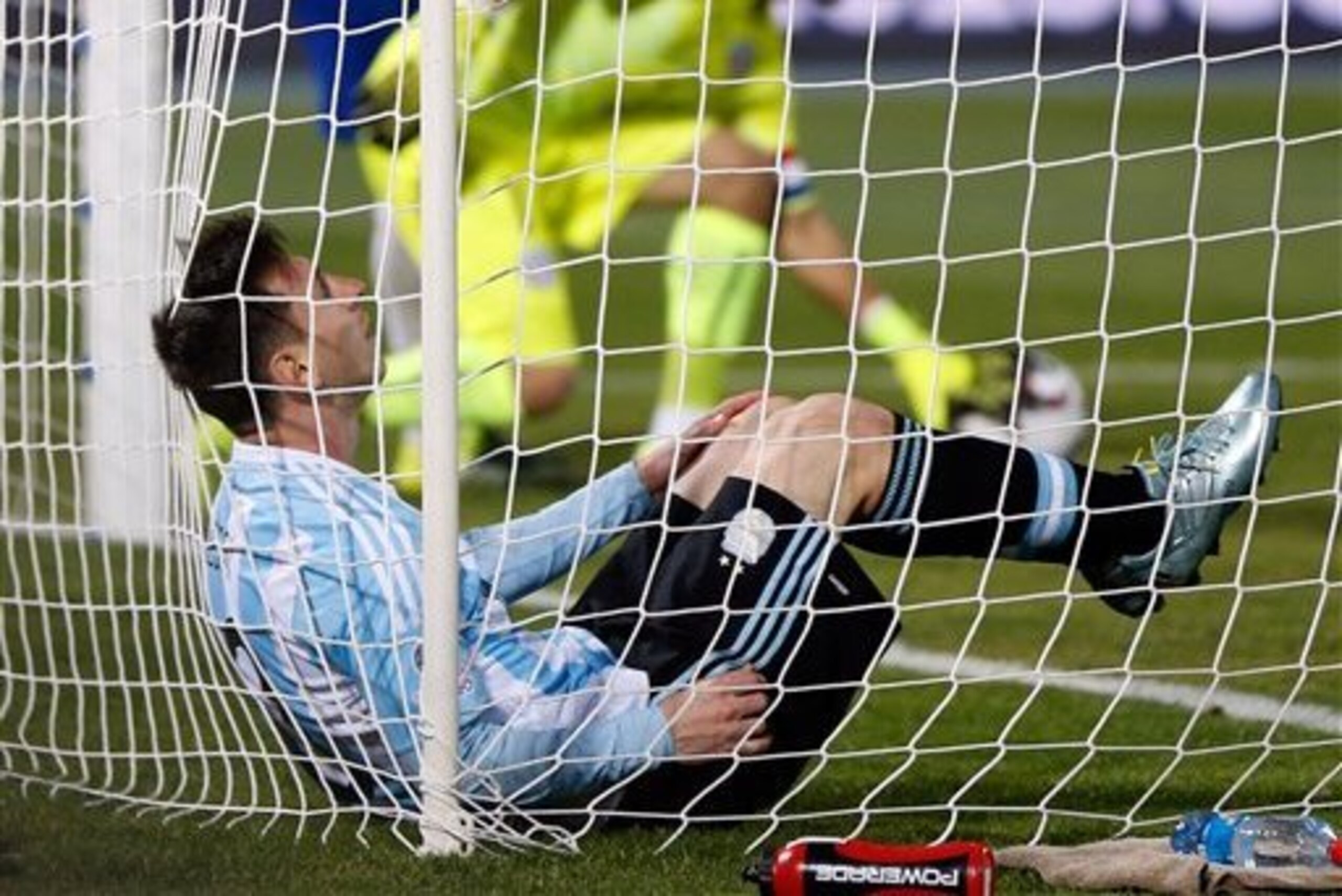 Messi cut a forlorn figure for most of the final. Messi cut a forlorn figure for most of the final.