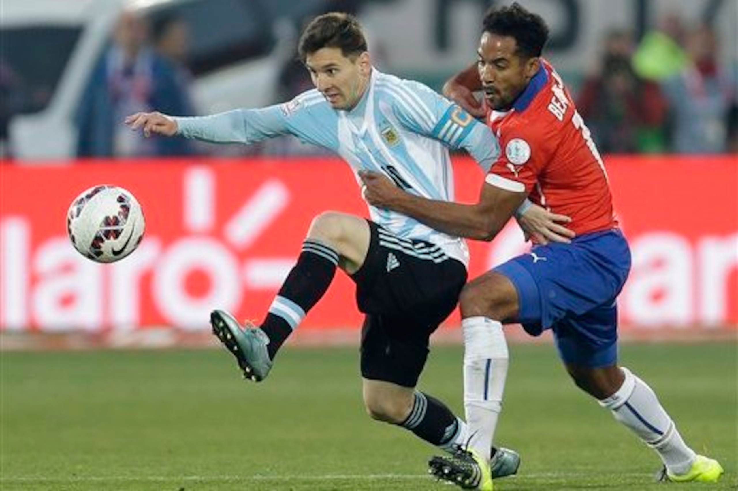 Messi was shackled most of the night. Messi was shackled most of the night.