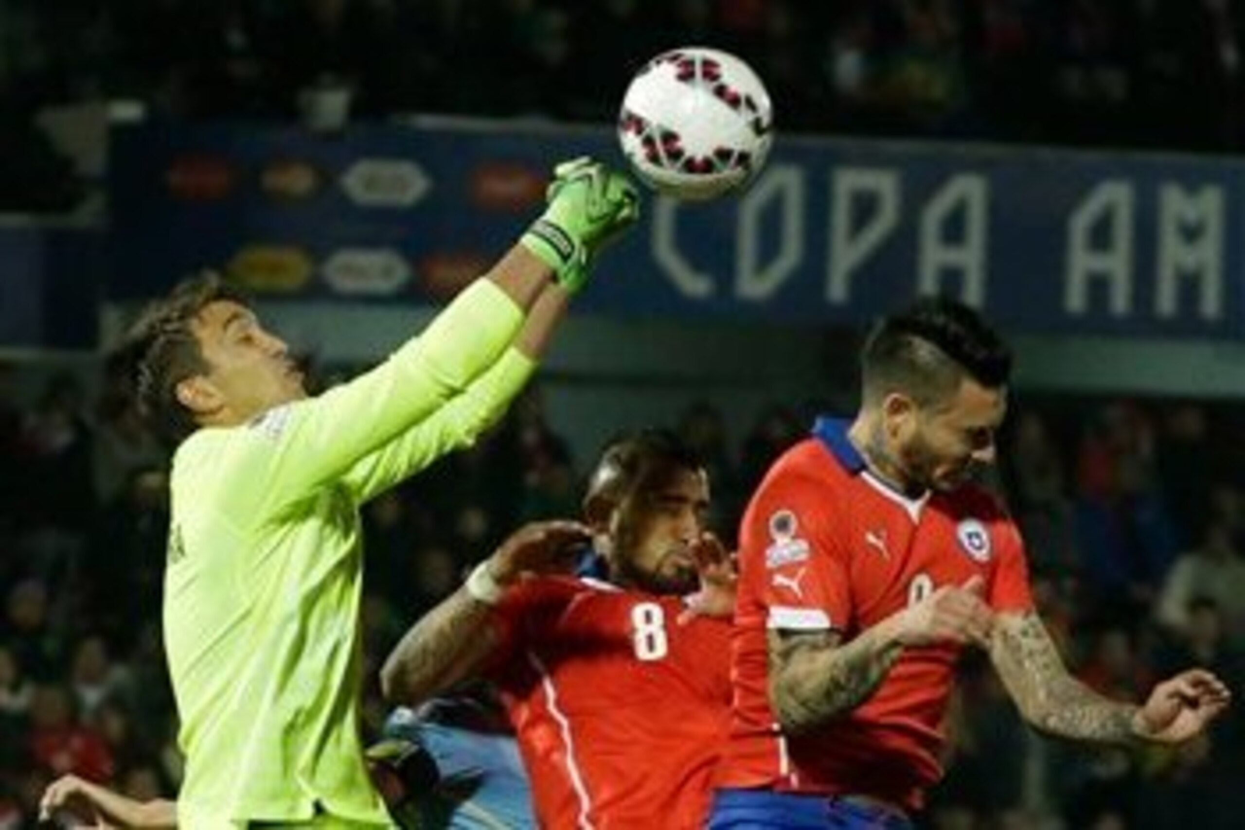 Muslera has been in action at the Copa America. Muslera has been in action at the Copa America.