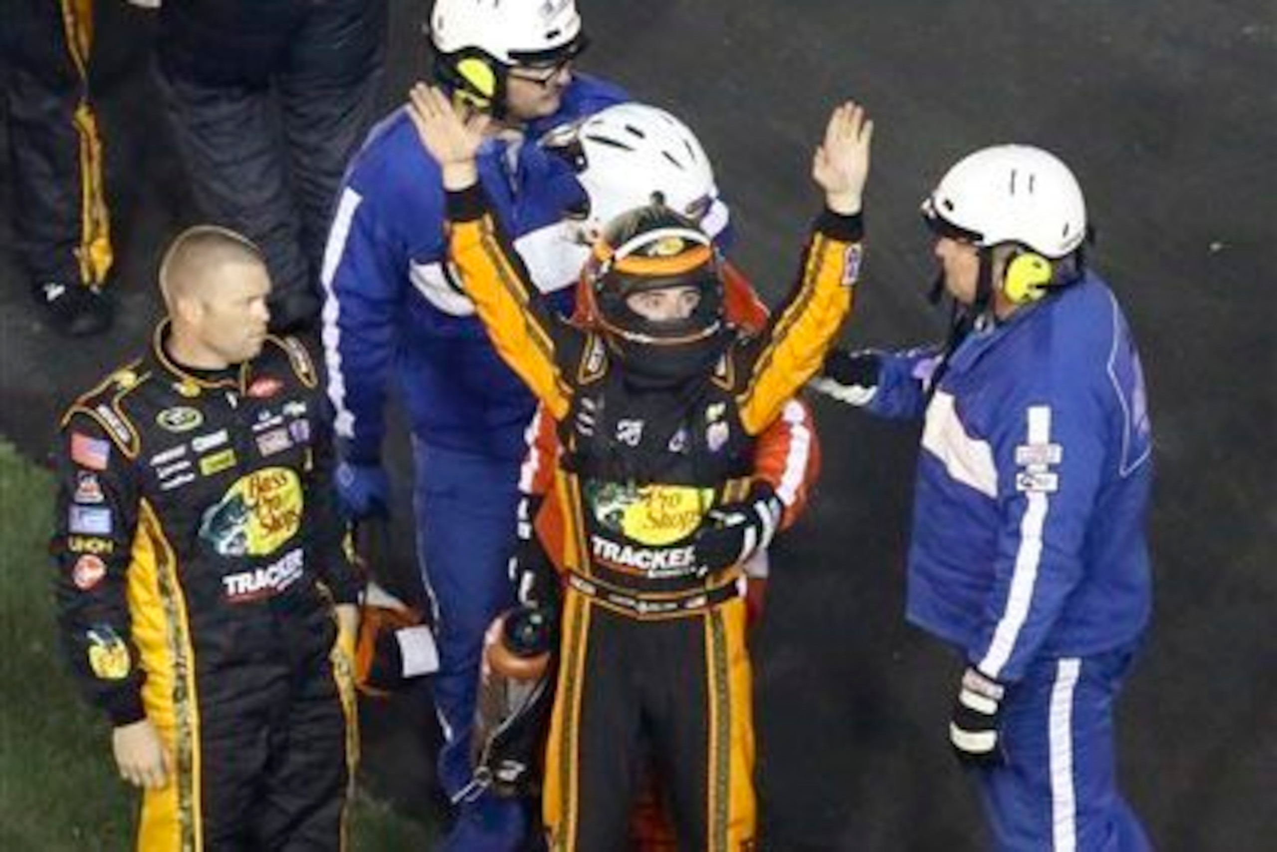 Austin Dillon let the fans know he was OK.
