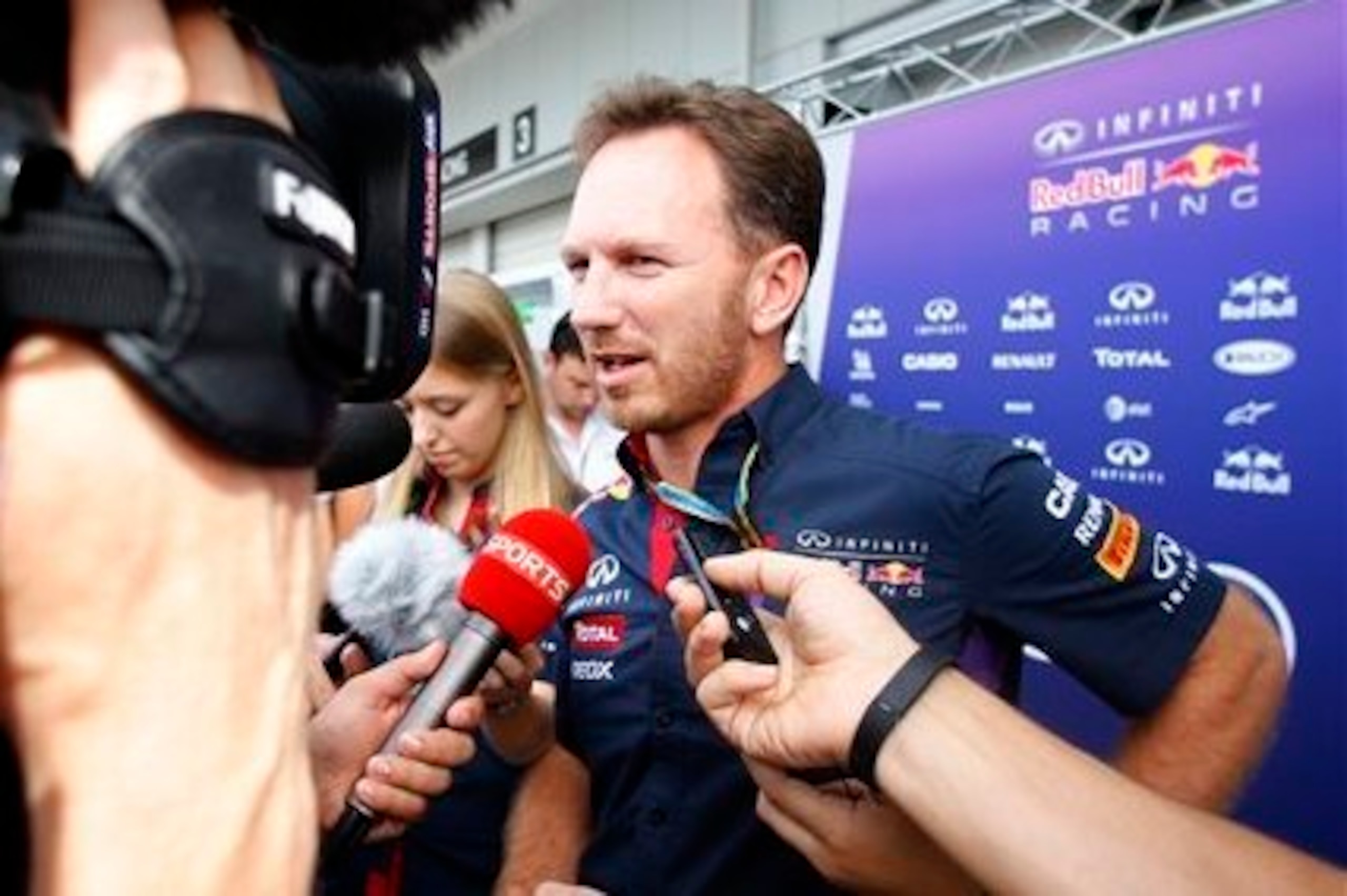 Red Bull team principal Christian Horner. Red Bull team principal Christian Horner.