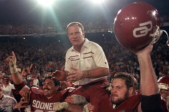 Tony Casillas (left) at 1986 Orange Bowl