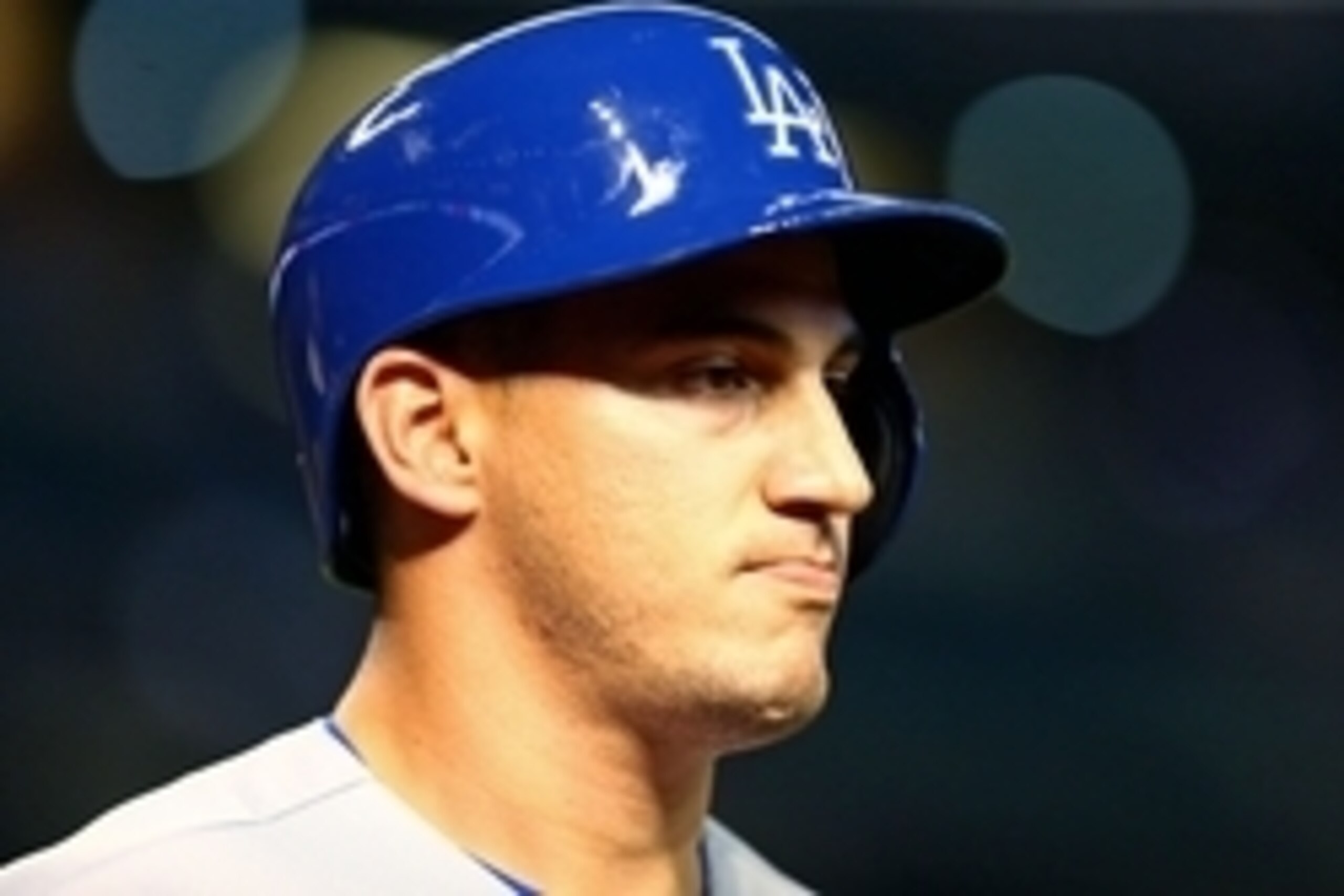 Jun 29, 2015; Phoenix, AZ, USA; Los Angeles Dodgers outfielder Alex Guerrero against the Arizona Diamondbacks at Chase Field. Mandatory Credit: Mark J. Rebilas-USA TODAY Sports