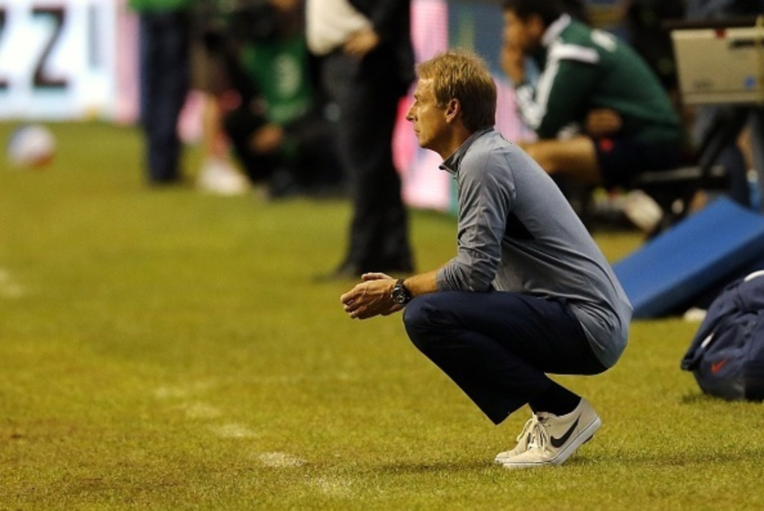 SAN ANTONIO, TX - APRIL 15: Head coach Jurgen Klinsmann of the United States watches as his team defeats Mexico during an international friendly match at the Alamodome on April 15, 2015 in San Antonio, Texas. (Photo by Chris Covatta/Getty Images) SAN ANTONIO, TX - APRIL 15: Head coach Jurgen Klinsmann of the United States watches as his team defeats Mexico during an international friendly match at the Alamodome on April 15, 2015 in San Antonio, Texas. (Photo by Chris Covatta/Getty Images)