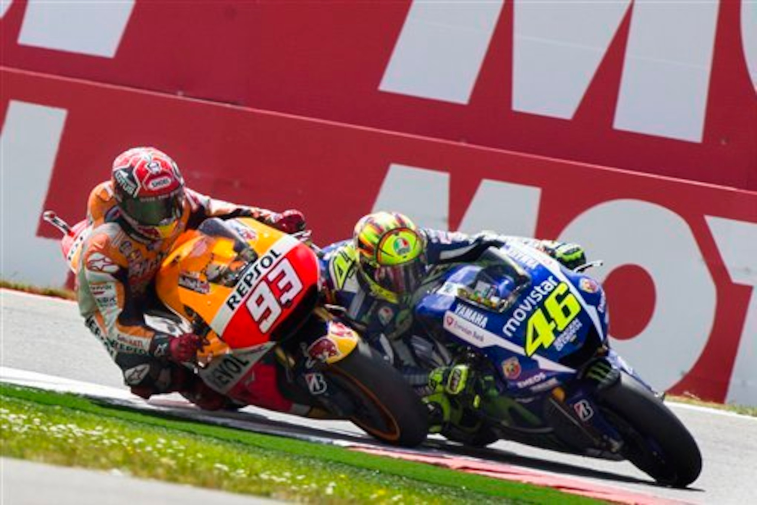 Rossi did magnificently to cling on to victory.