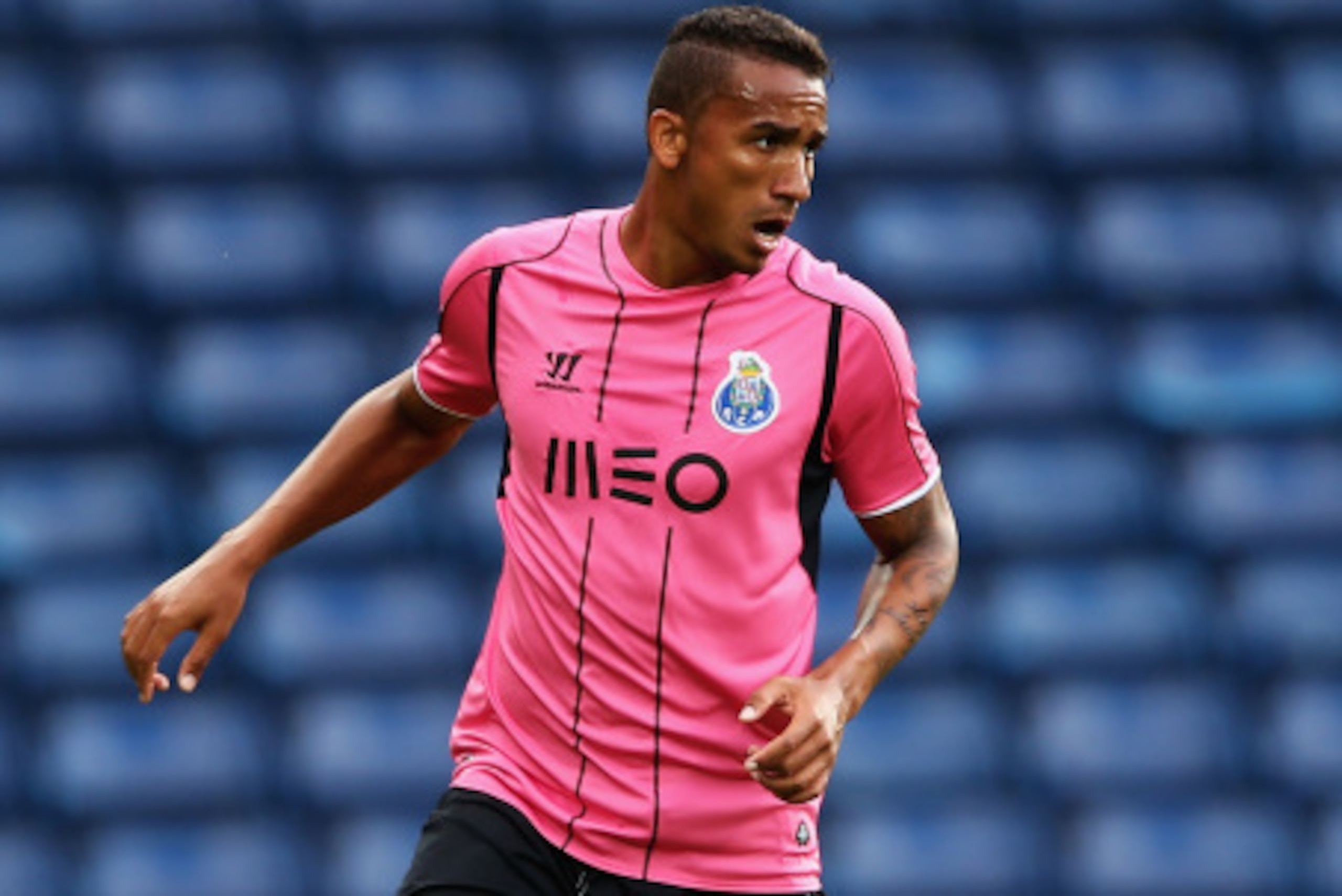 WEST BROMWICH, ENGLAND - AUGUST 09:  Danilo of FC Porto in action during the Pre Season Friendly match between West Bromwich Albion and FC Porto at The Hawthorns on August 9, 2014 in West Bromwich, England.  (Photo by Matthew Lewis/Getty Images)