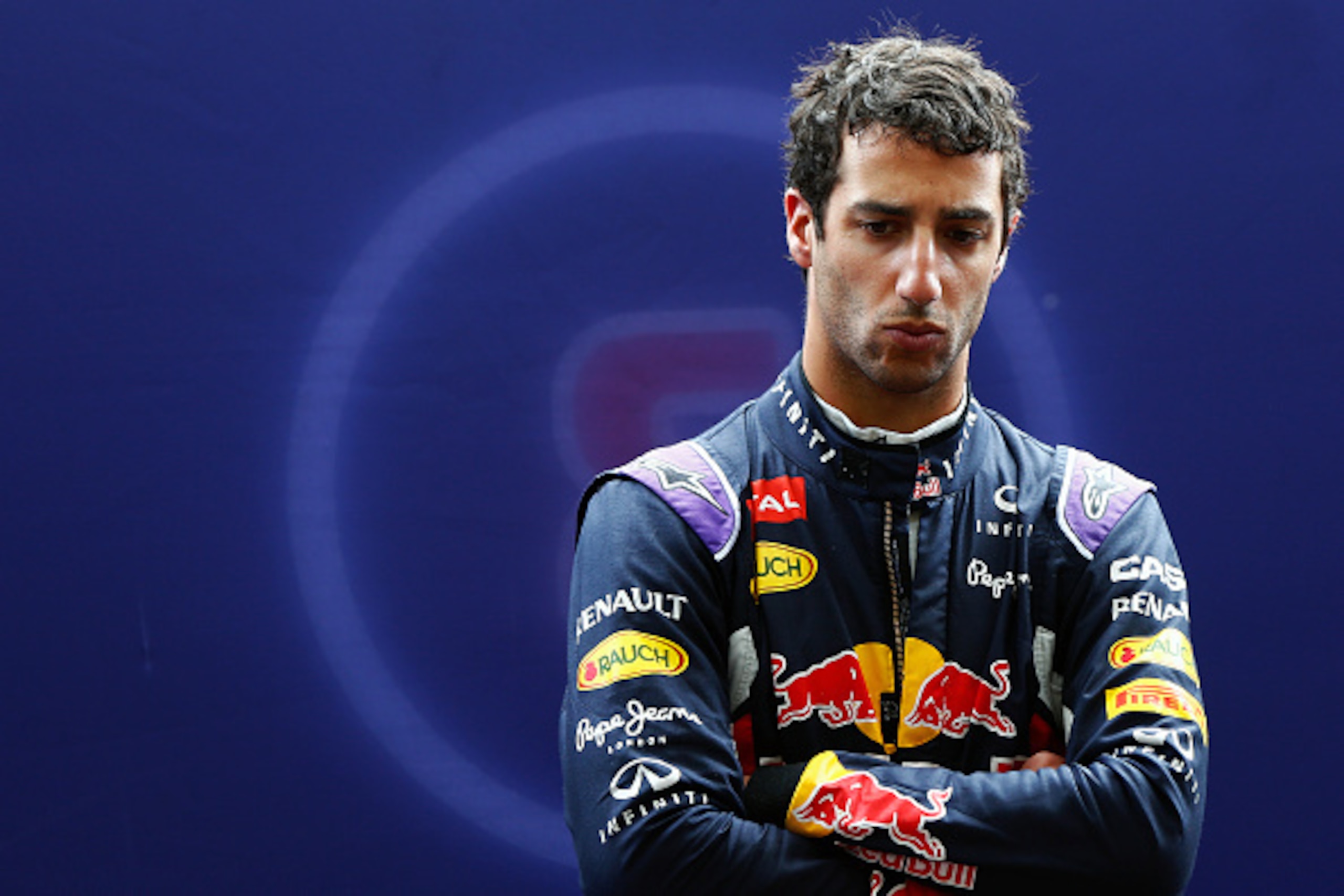 SPIELBERG, AUSTRIA - JUNE 24:  Daniel Ricciardo of Australia and Infiniti Red Bull Racing during Formula One Testing at the Red Bull Ring on June 24, 2015 in Spielberg, Austria.  (Photo by Andrew Hone/Getty Images)