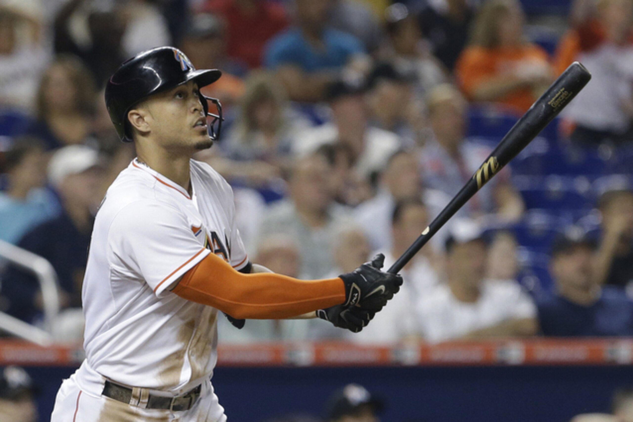 Giancarlo Stanton has hit six of the 12 longest home runs this season, according to ESPN's Home Run Tracker. Giancarlo Stanton has hit six of the 12 longest home runs this season, according to ESPN's Home Run Tracker.