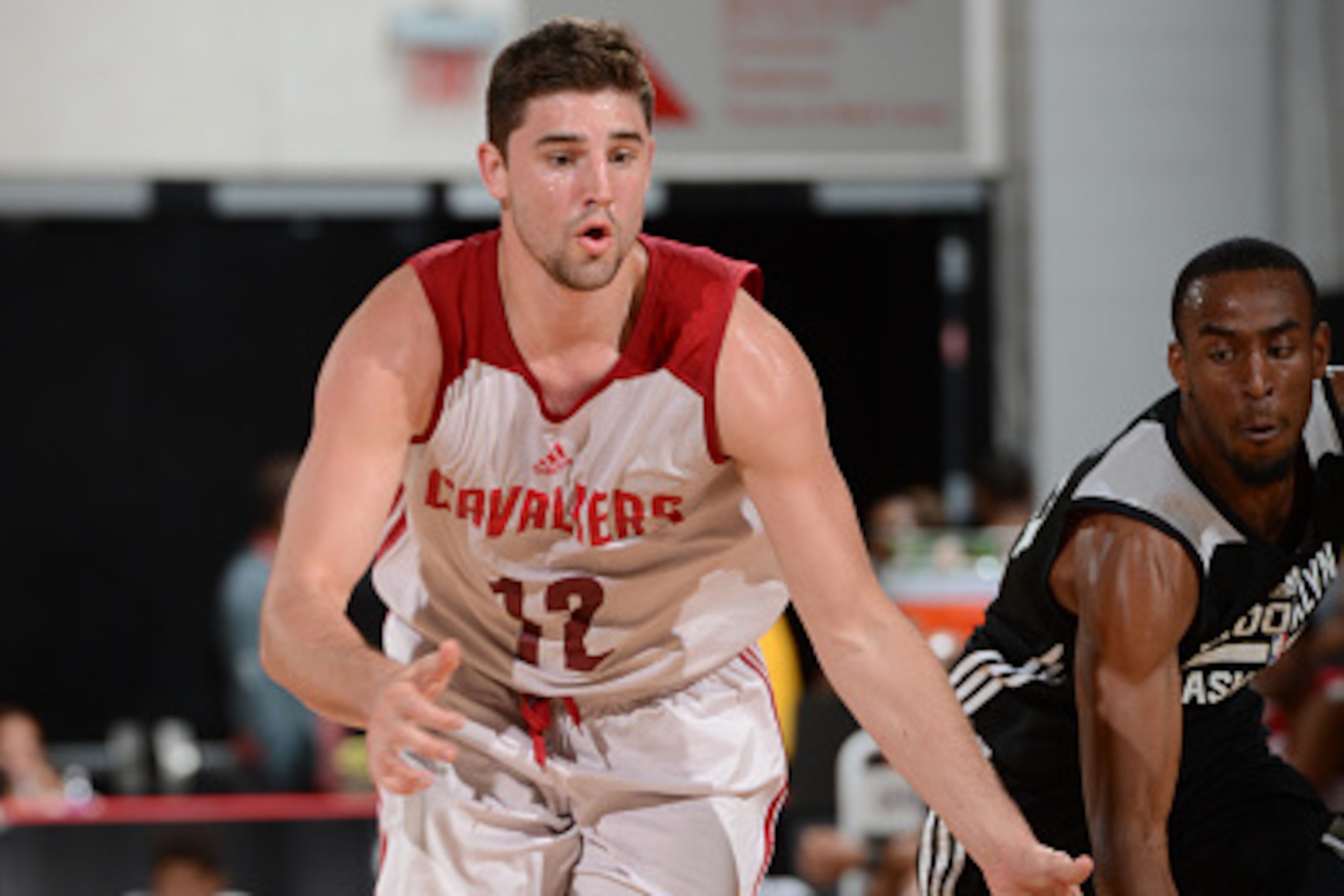 LAS VEGAS, NV - JULY 11: Joe Harris #12 of the Cleveland Cavaliers dribbles the ball against the Brooklyn Nets on July 11, 2015 at Cox Pavilion in Las Vegas, Nevada. NOTE TO USER: User expressly acknowledges and agrees that, by downloading and or using t LAS VEGAS, NV - JULY 11: Joe Harris #12 of the Cleveland Cavaliers dribbles the ball against the Brooklyn Nets on July 11, 2015 at Cox Pavilion in Las Vegas, Nevada. NOTE TO USER: User expressly acknowledges and agrees that, by downloading and or using t