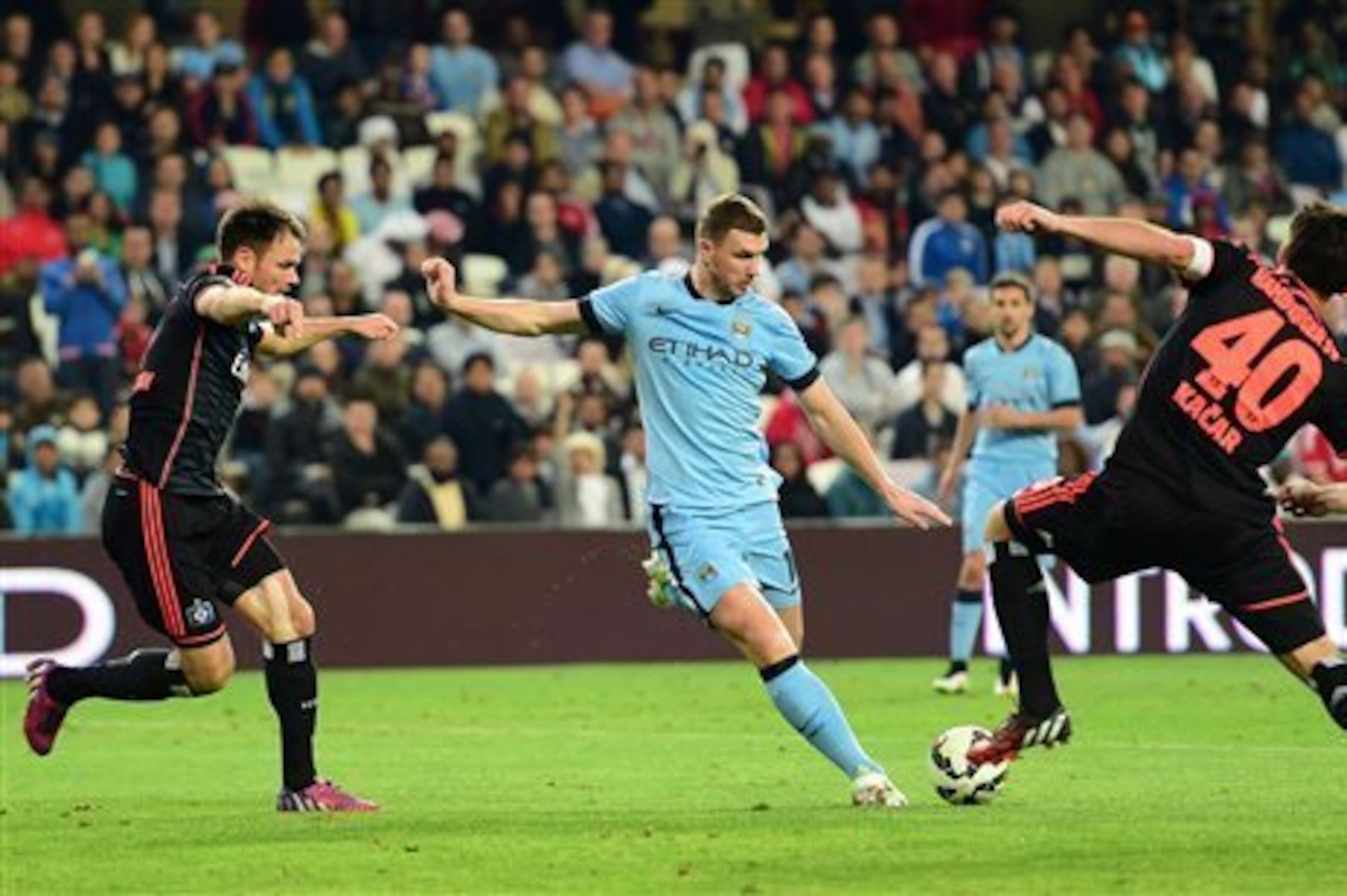 Dzeko will be hoping to impress in Serie A next season.
