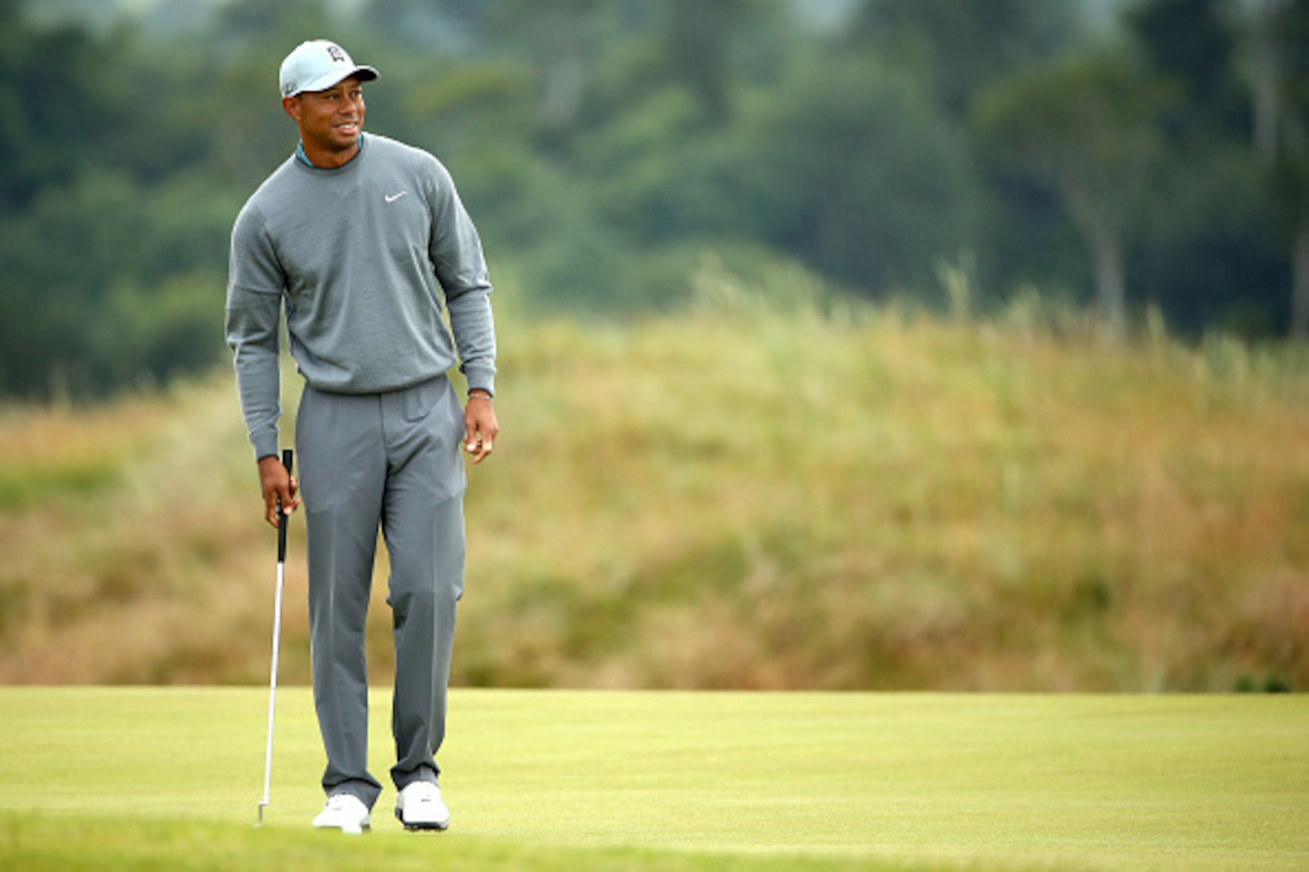 ST ANDREWS, SCOTLAND - JULY 13: Tiger Woods of the United States plays a practice round ahead of the 144th Open Championship at The Old Course on July 13, 2015 in St Andrews, Scotland. (Photo by Streeter Lecka/Getty Images) ST ANDREWS, SCOTLAND - JULY 13: Tiger Woods of the United States plays a practice round ahead of the 144th Open Championship at The Old Course on July 13, 2015 in St Andrews, Scotland. (Photo by Streeter Lecka/Getty Images)