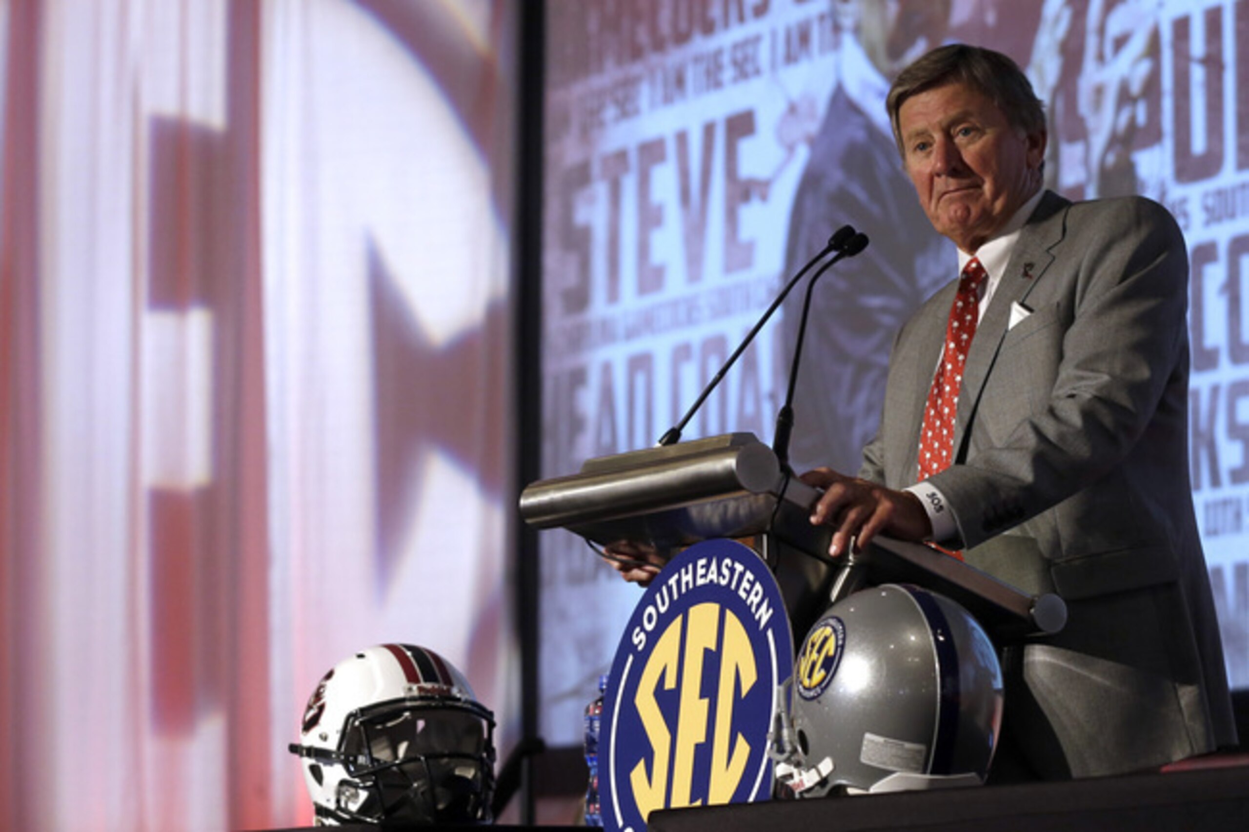South Carolina head coach Steve Spurrier