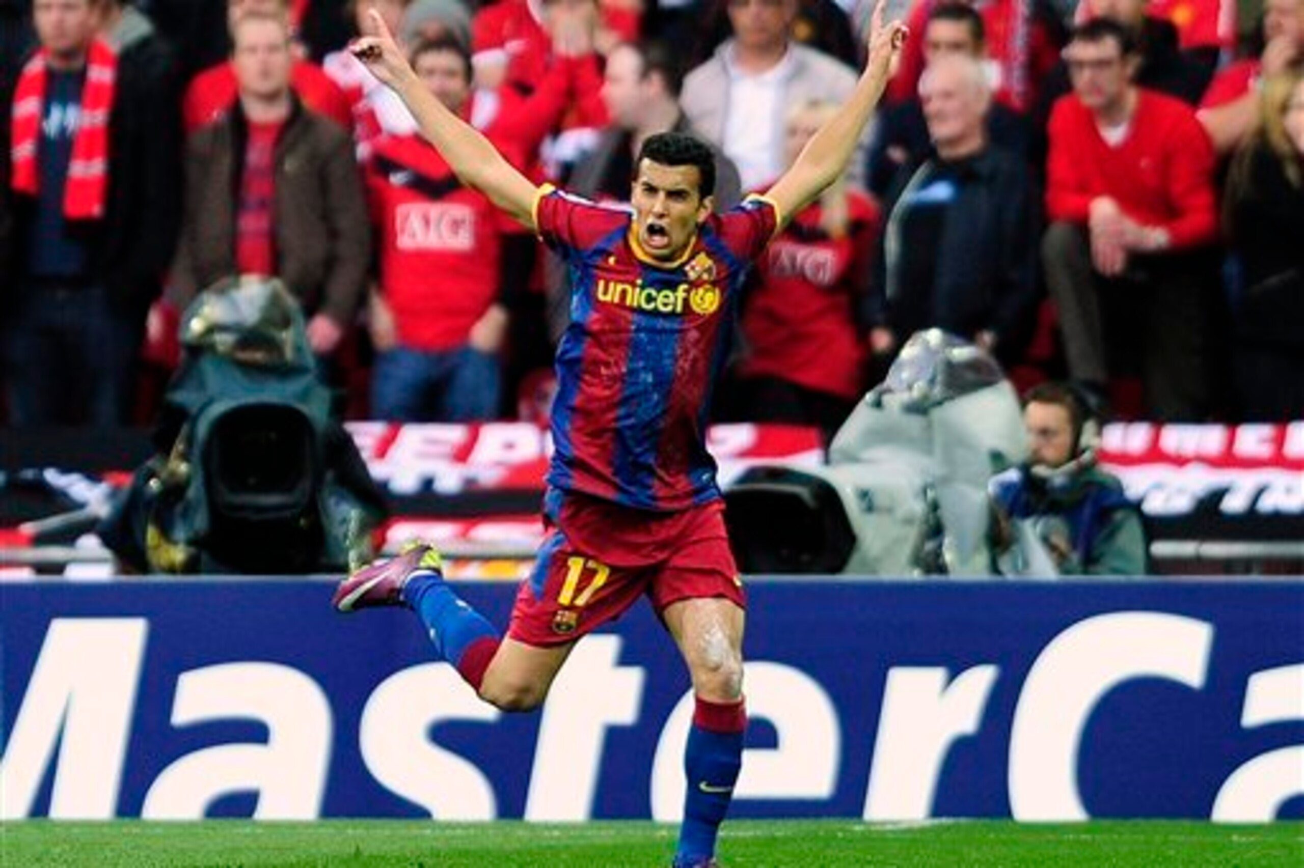 Pedro has been a vital figure in Barca's recent success.