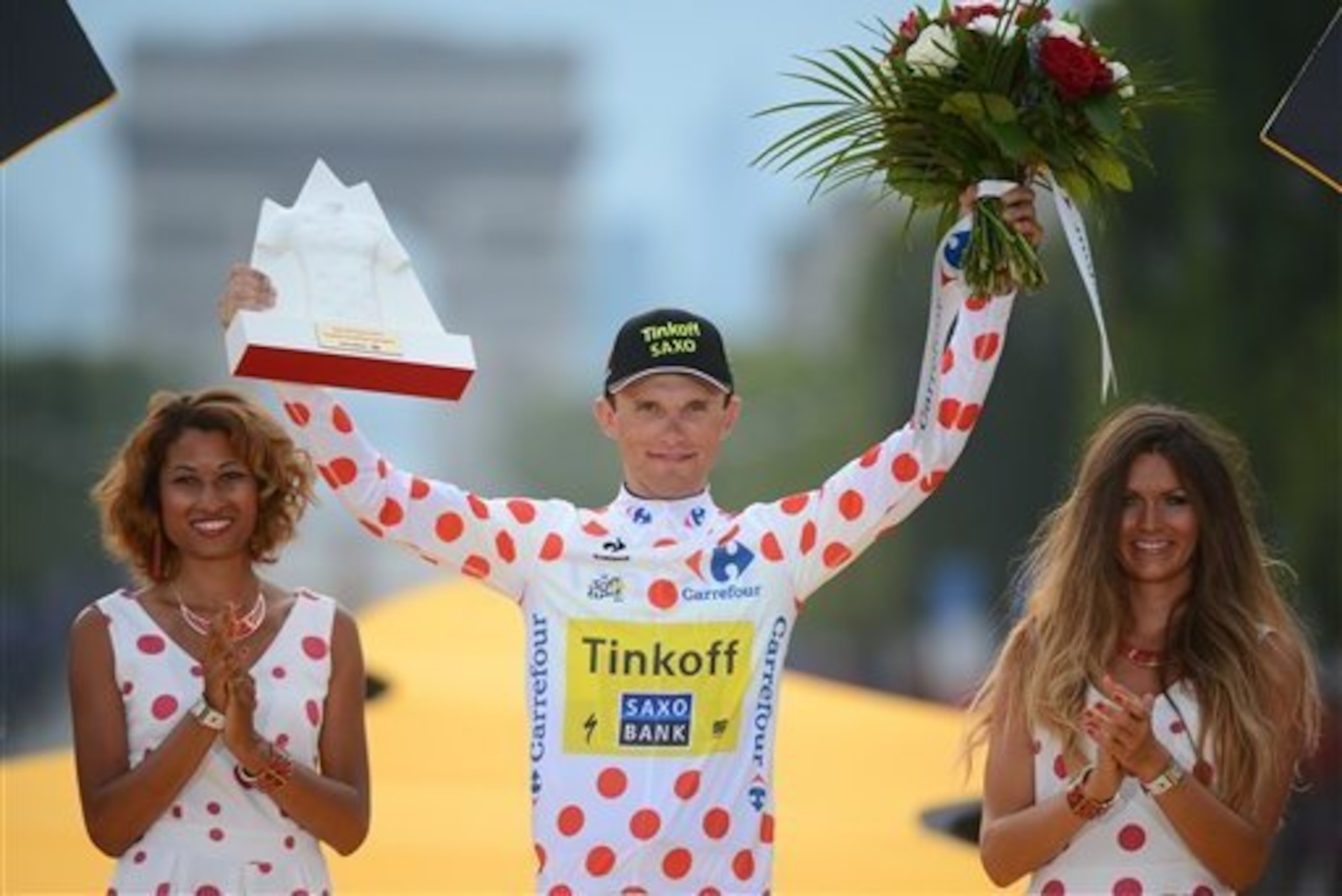 Majka's winning experience over the mountains proved very useful.