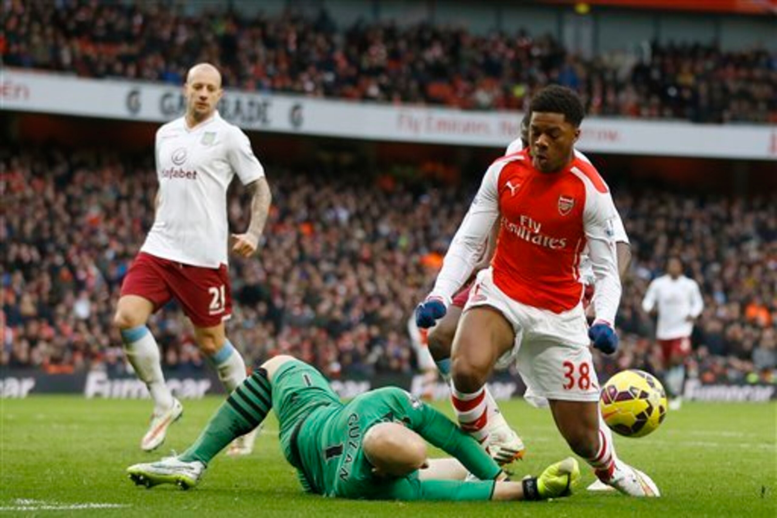 Akpom excelled in the latter stages of the game. Akpom excelled in the latter stages of the game.