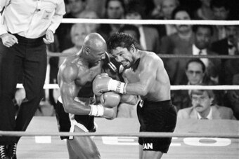 Duran took on Hagler in 1983.