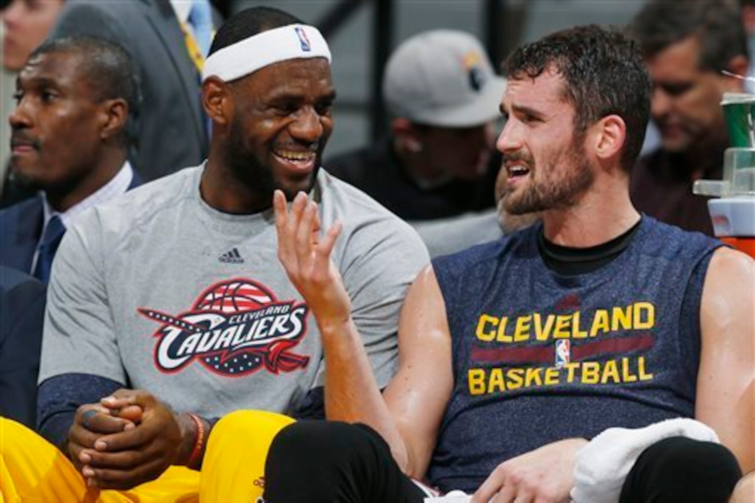 LeBron James could be available next year, but Kevin Love won't be.