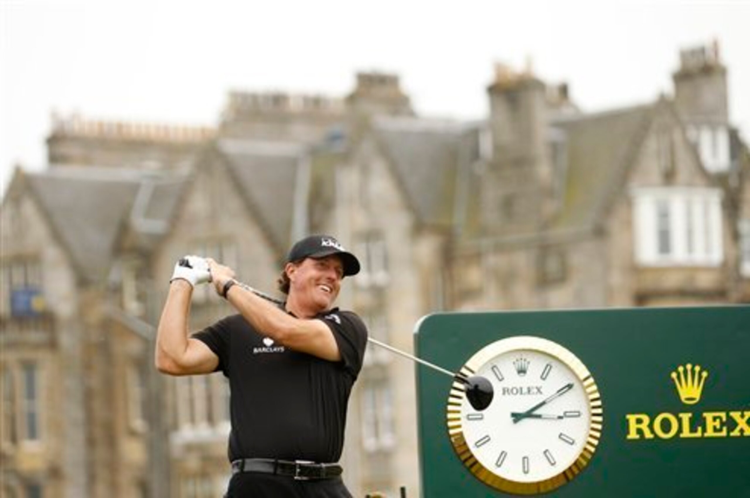 Mickelson drove the ball very well on Day 1.