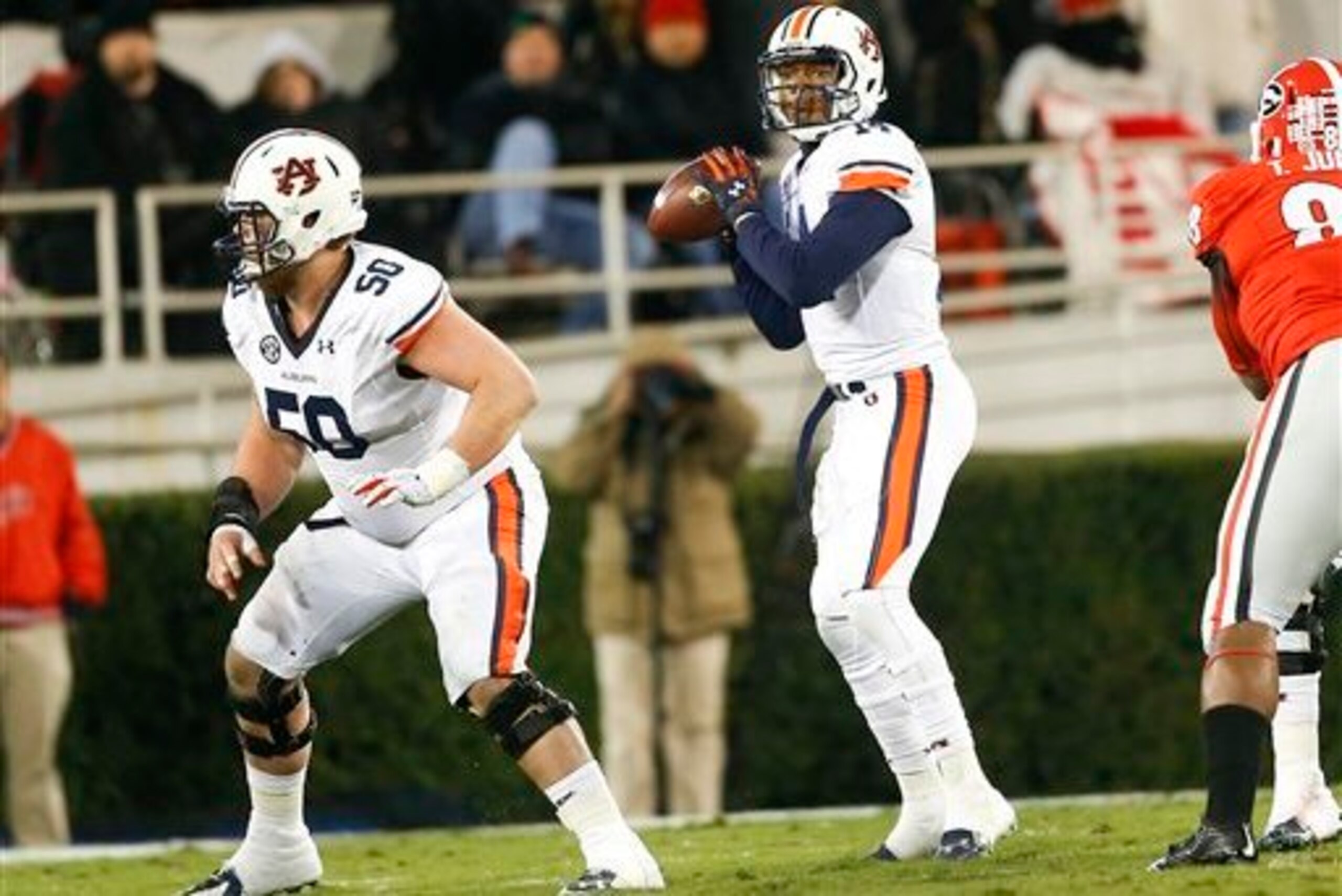 Dismukes, No. 50, will be a tough act for Golson to follow at center.