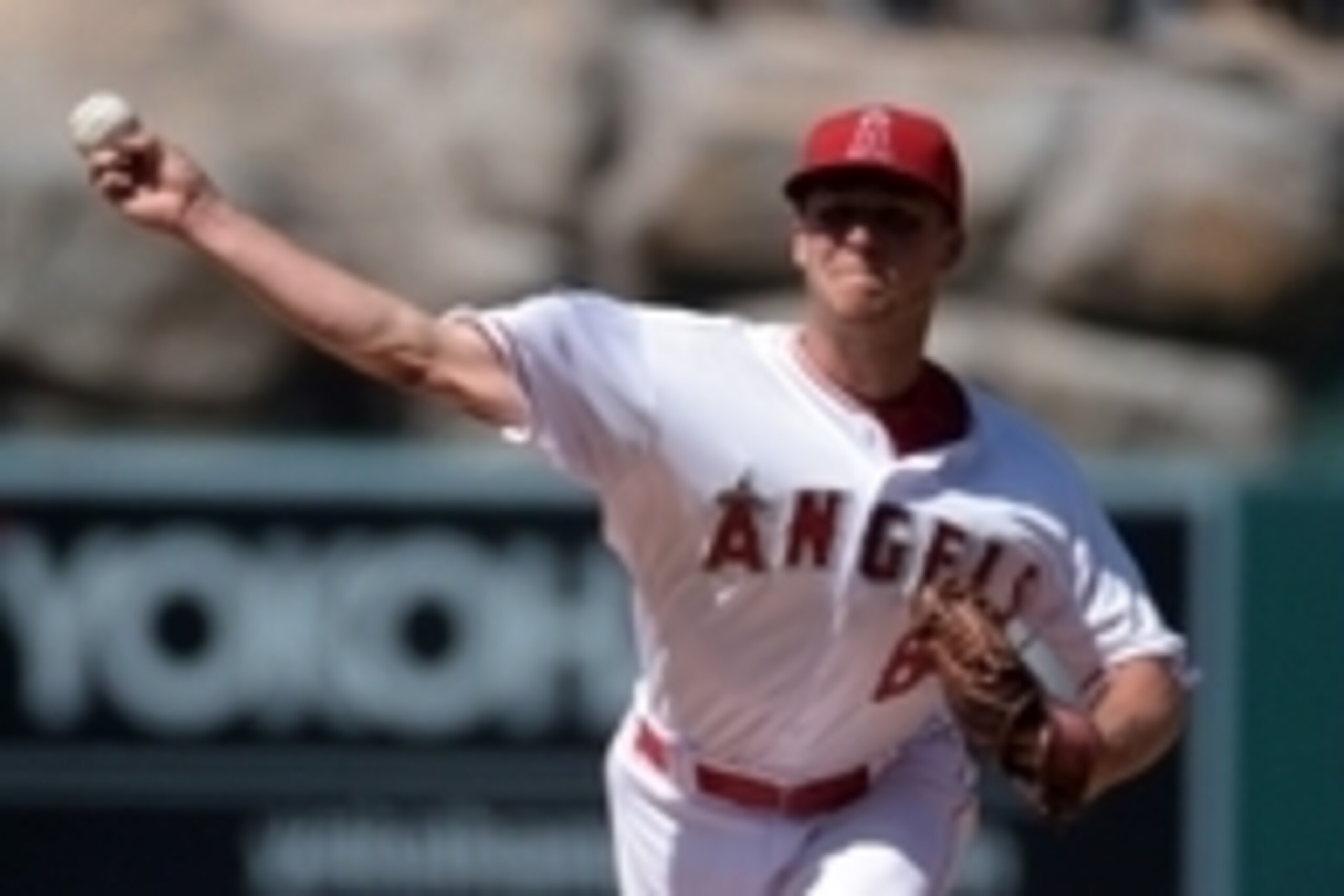 Jun 14, 2015; Anaheim, CA, USA; Los Angeles Angels reliever Trevor Gott (62) delivers a pitch against the Oakland Athletics at Angel Stadium of Anaheim. The Athletics defeated the Angels 8-1. Mandatory Credit: Kirby Lee-USA TODAY Sports Jun 14, 2015; Anaheim, CA, USA; Los Angeles Angels reliever Trevor Gott (62) delivers a pitch against the Oakland Athletics at Angel Stadium of Anaheim. The Athletics defeated the Angels 8-1. Mandatory Credit: Kirby Lee-USA TODAY Sports