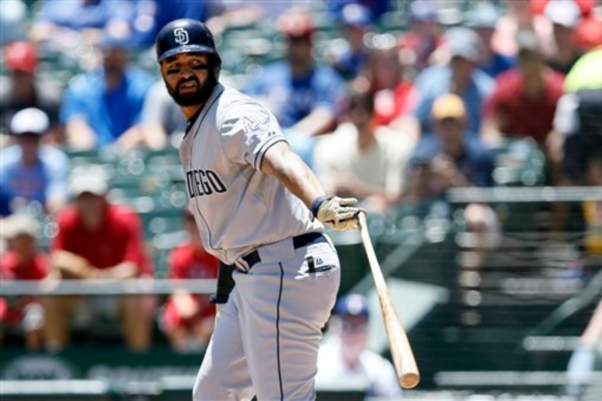 Matt Kemp has mostly been a punchless disappointment since arriving in San Diego. Matt Kemp has mostly been a punchless disappointment since arriving in San Diego.