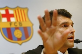 Voters were evidently not impressed with Joan Laporta's manifesto.