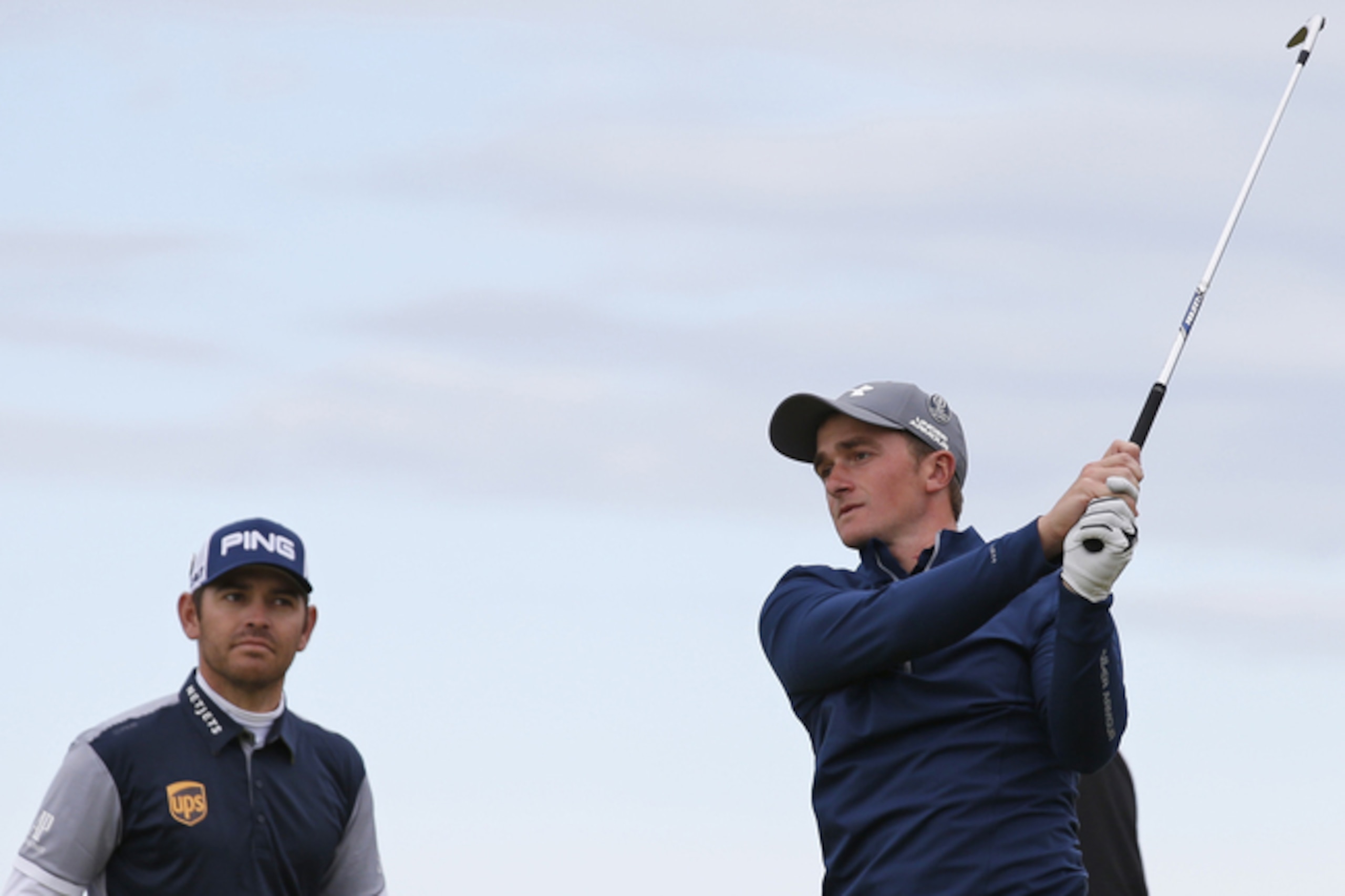 Louis Oosthuizen and Paul Dunne, your final pair on Monday. Louis Oosthuizen and Paul Dunne, your final pair on Monday.