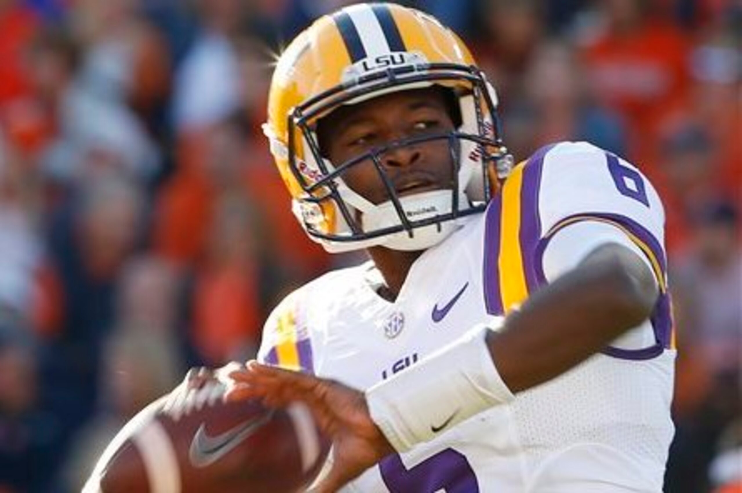 LSU QB Brandon Harris