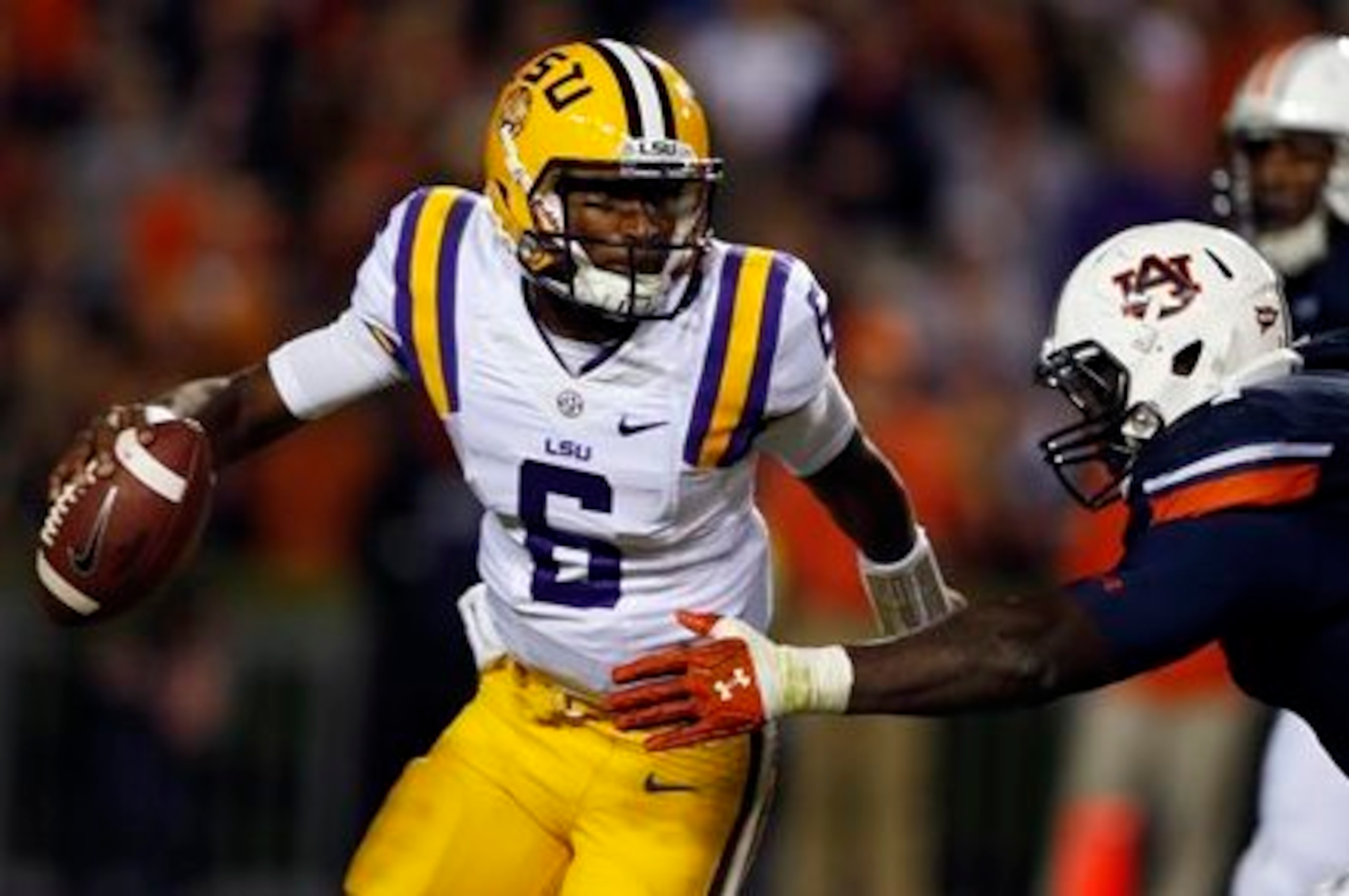 LSU QB Brandon Harris