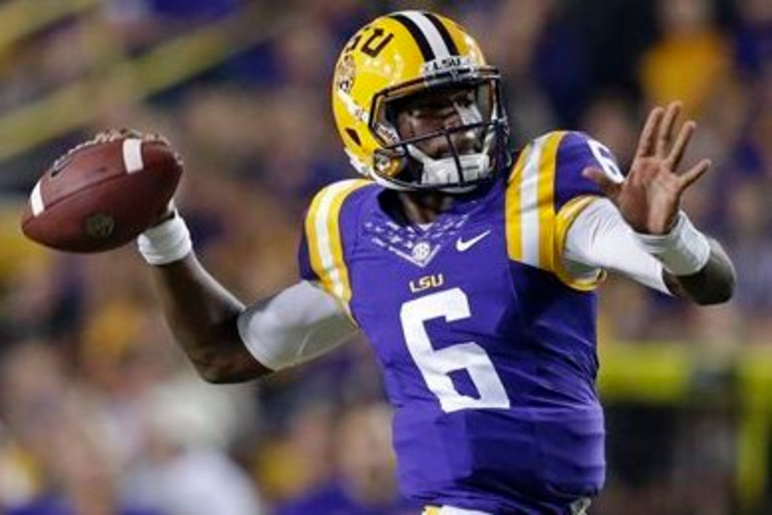 LSU QB Brandon Harris