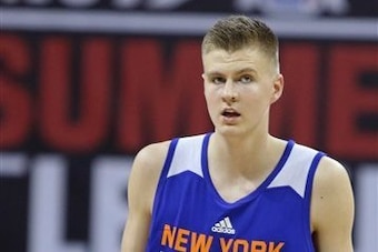 Porzingis during summer-league play.