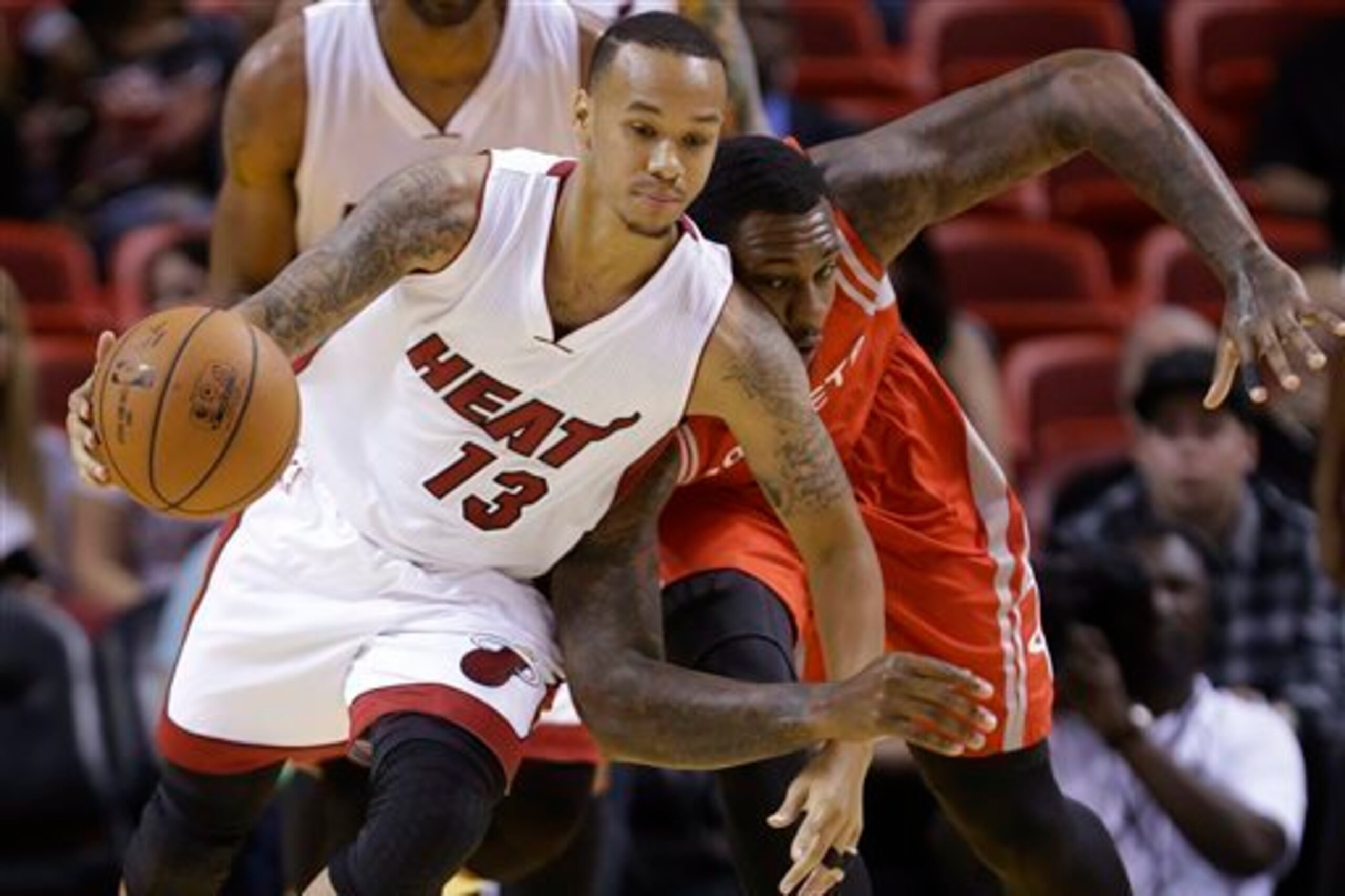 Shabazz Napier has more potential than Chalmers and also has a cheaper contract. Shabazz Napier has more potential than Chalmers and also has a cheaper contract.