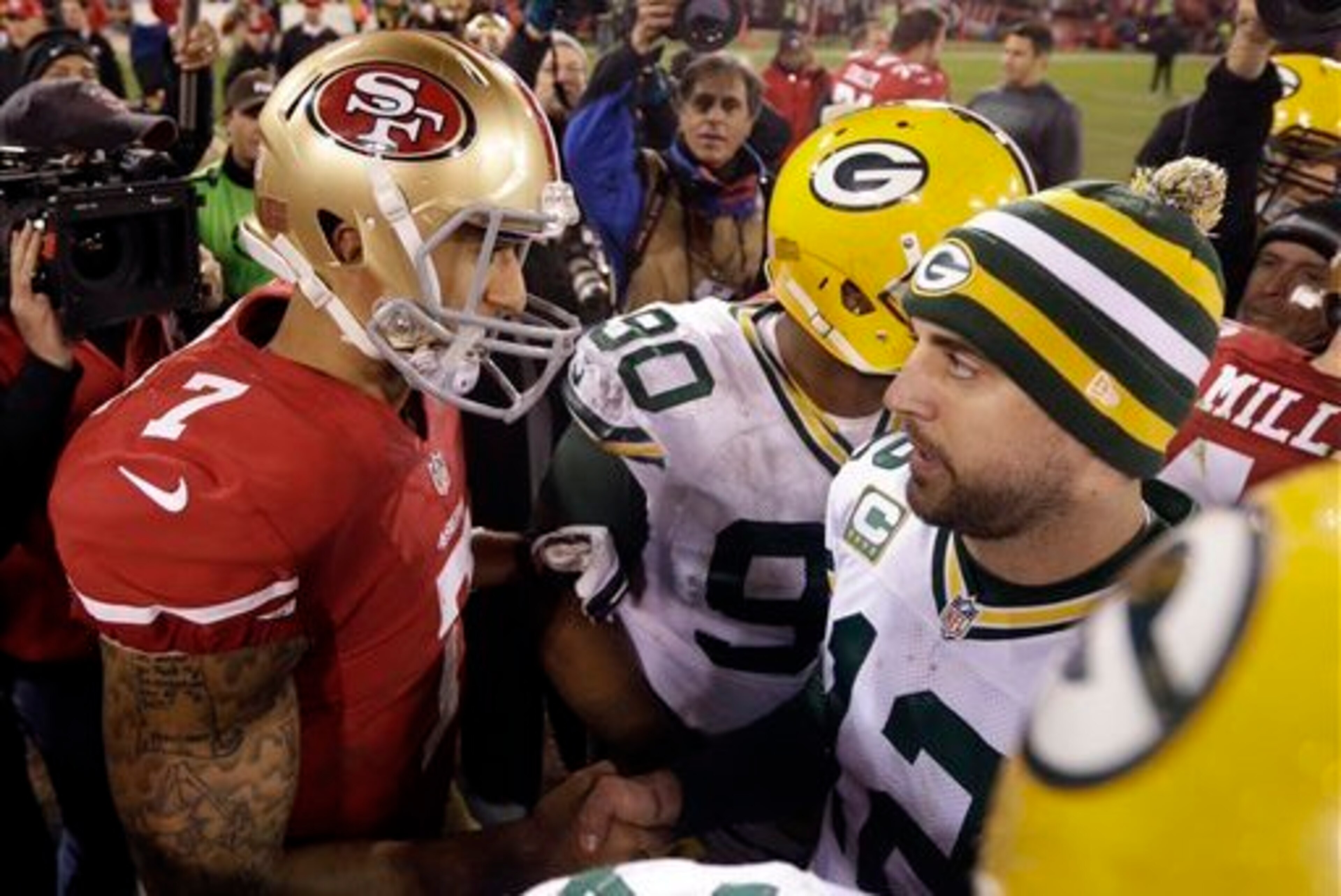 Kaepernick is not as good as Aaron Rodgers at this point.