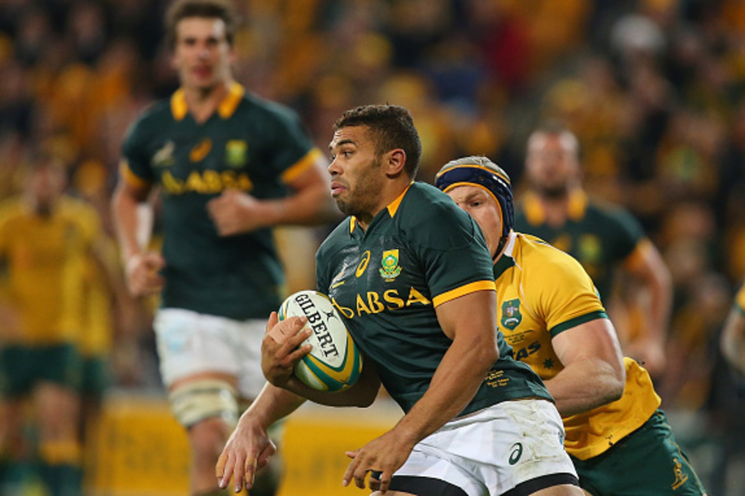 BRISBANE, AUSTRALIA - JULY 18: Bryan Habana of the Springboks runs the ball during The Rugby Championship match between the Australian Wallabies and the South Africa Springboks at Suncorp Stadium on July 18, 2015 in Brisbane, Australia. (Photo by Chris BRISBANE, AUSTRALIA - JULY 18: Bryan Habana of the Springboks runs the ball during The Rugby Championship match between the Australian Wallabies and the South Africa Springboks at Suncorp Stadium on July 18, 2015 in Brisbane, Australia. (Photo by Chris