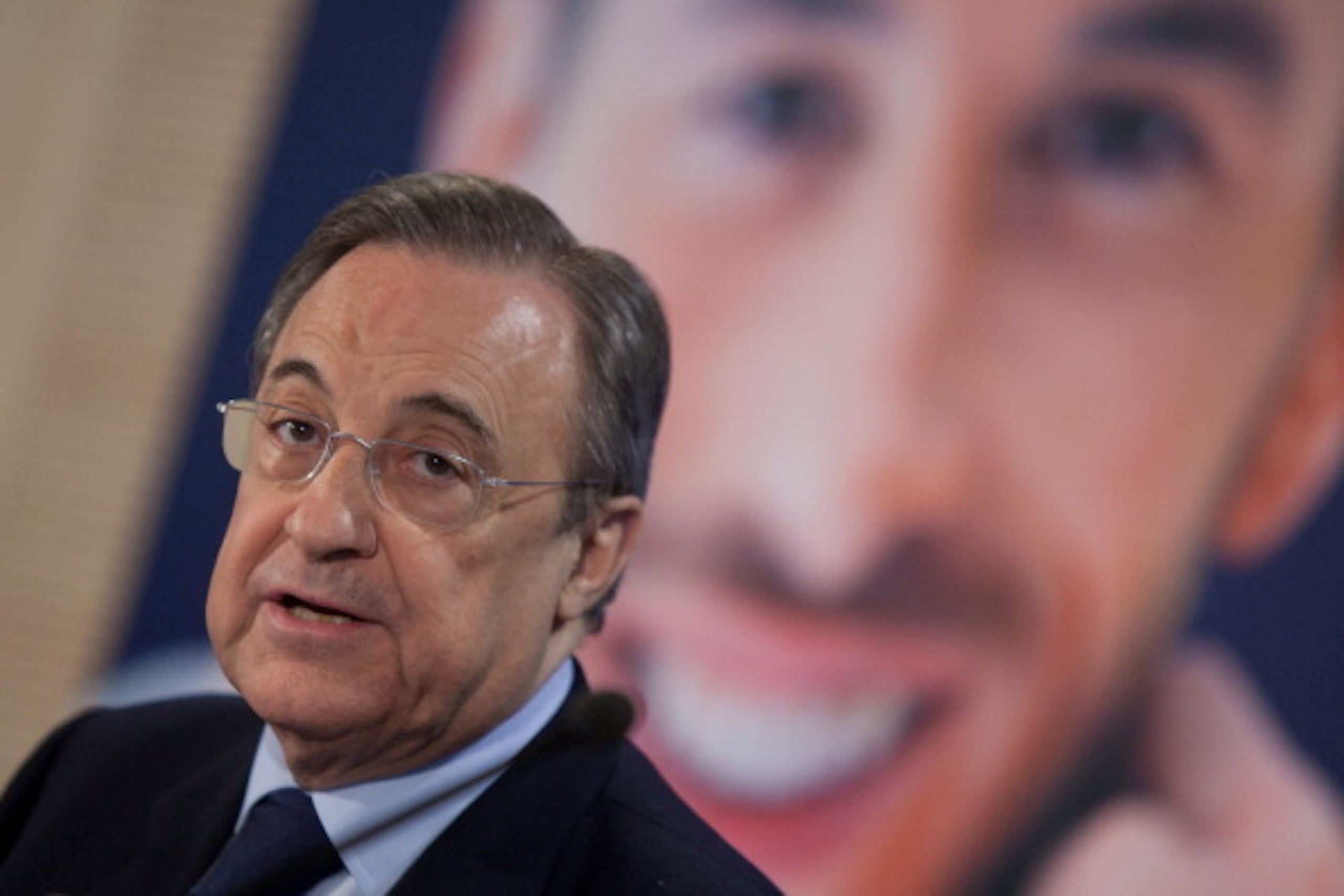 MADRID, SPAIN - DECEMBER 10: Real Madrid President Florentino Perez presents new book 'Sergio Ramos. Corazon, Caracter y Pasion' at Estadio Santiago Bernabeu on December 10, 2012 in Madrid, Spain. (Photo by Pablo Blazquez Dominguez/Getty Images) MADRID, SPAIN - DECEMBER 10: Real Madrid President Florentino Perez presents new book 'Sergio Ramos. Corazon, Caracter y Pasion' at Estadio Santiago Bernabeu on December 10, 2012 in Madrid, Spain. (Photo by Pablo Blazquez Dominguez/Getty Images)