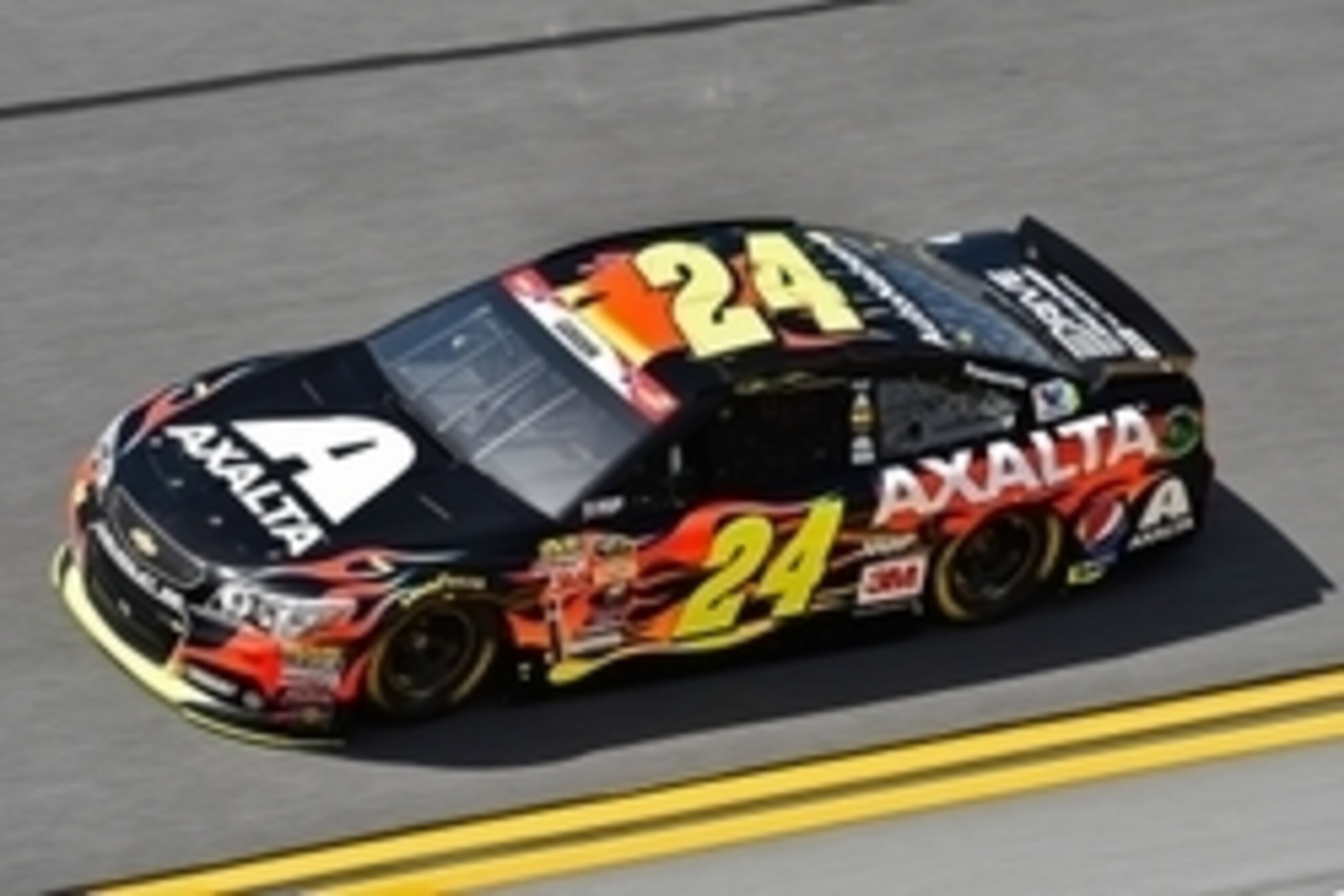 Jul 3, 2015; Daytona Beach, FL, USA; NASCAR Sprint Cup Series driver Jeff Gordon (24) during practice for the Coke Zero 400 Powered By Coca-Cola at Daytona International Speedway. Mandatory Credit: Jasen Vinlove-USA TODAY Sports