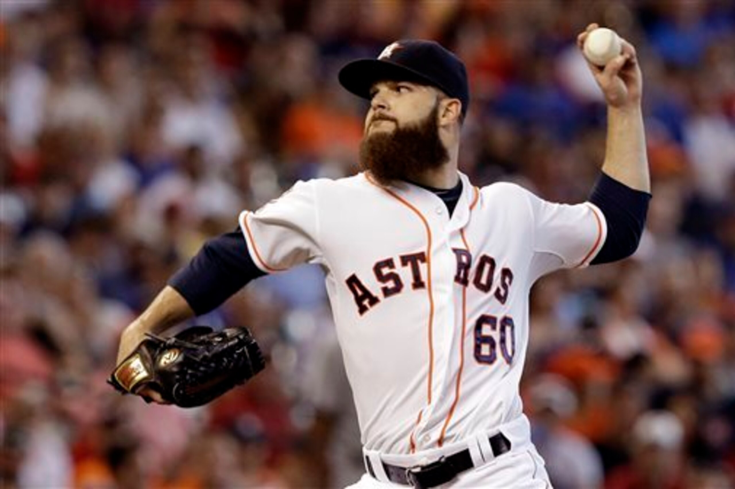 Basically, it's nearly impossible for batters to square up Dallas Keuchel.