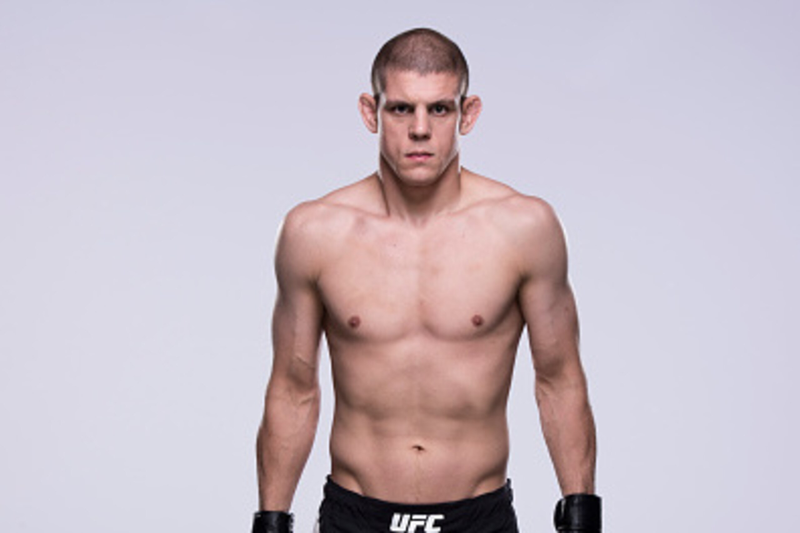 CHICAGO, IL - JULY 22:  UFC lightweight Joe Lauzon poses for a portrait during a UFC photo session at the Hard Rock Hotel on July 22, 2015 in Chicago, Illinois. (Photo by Jeff Bottari/Zuffa LLC/Zuffa LLC via Getty Images)