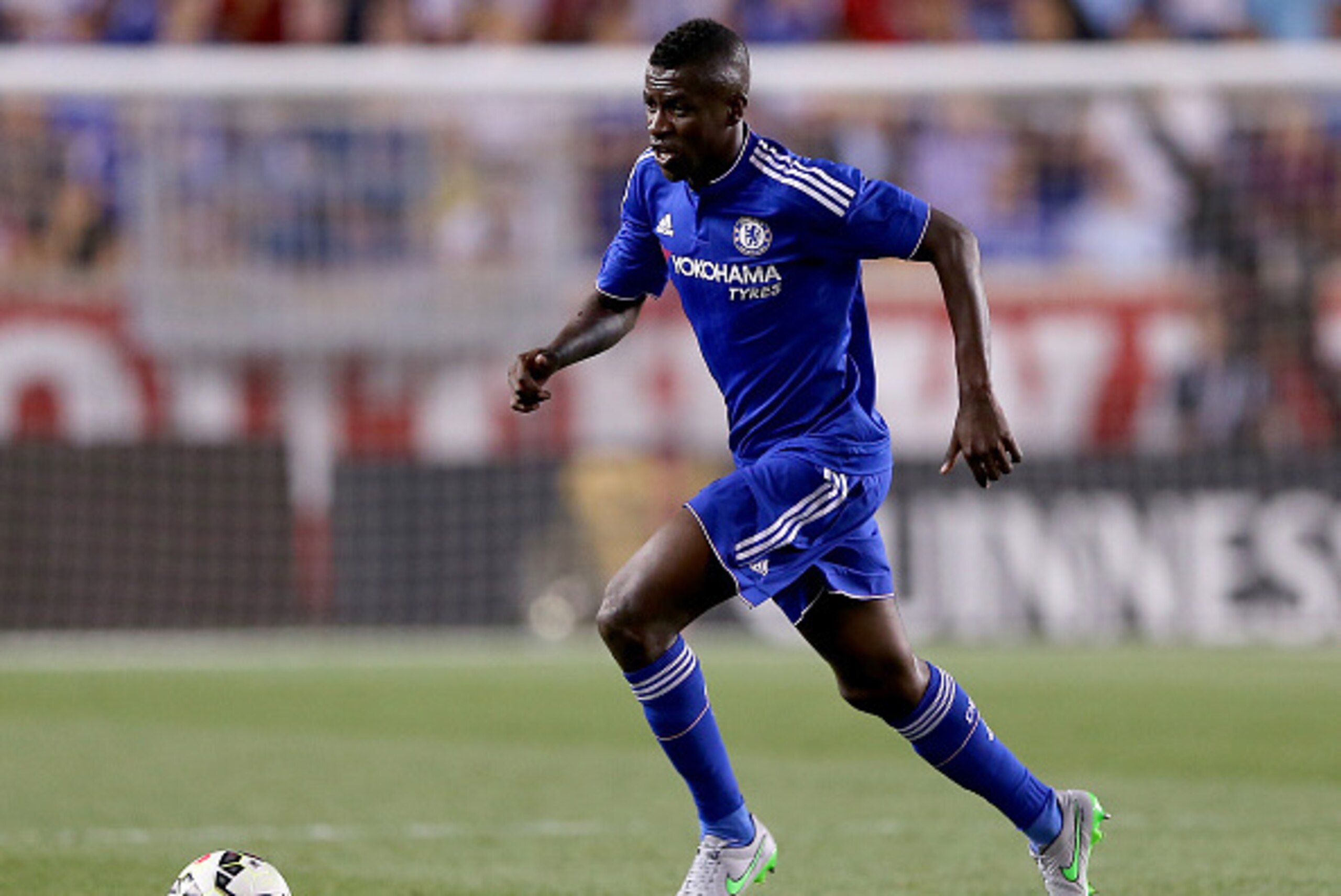 HARRISON, NJ - JULY 22: Ramires #7 of Chelsea takes the ball in the second half against the New York Red Bulls during the International Champions Cup at Red Bull Arena on July 22, 2015 in Harrison, New Jersey.The New York Red Bulls defeated Chelsea 4-2. HARRISON, NJ - JULY 22: Ramires #7 of Chelsea takes the ball in the second half against the New York Red Bulls during the International Champions Cup at Red Bull Arena on July 22, 2015 in Harrison, New Jersey.The New York Red Bulls defeated Chelsea 4-2.